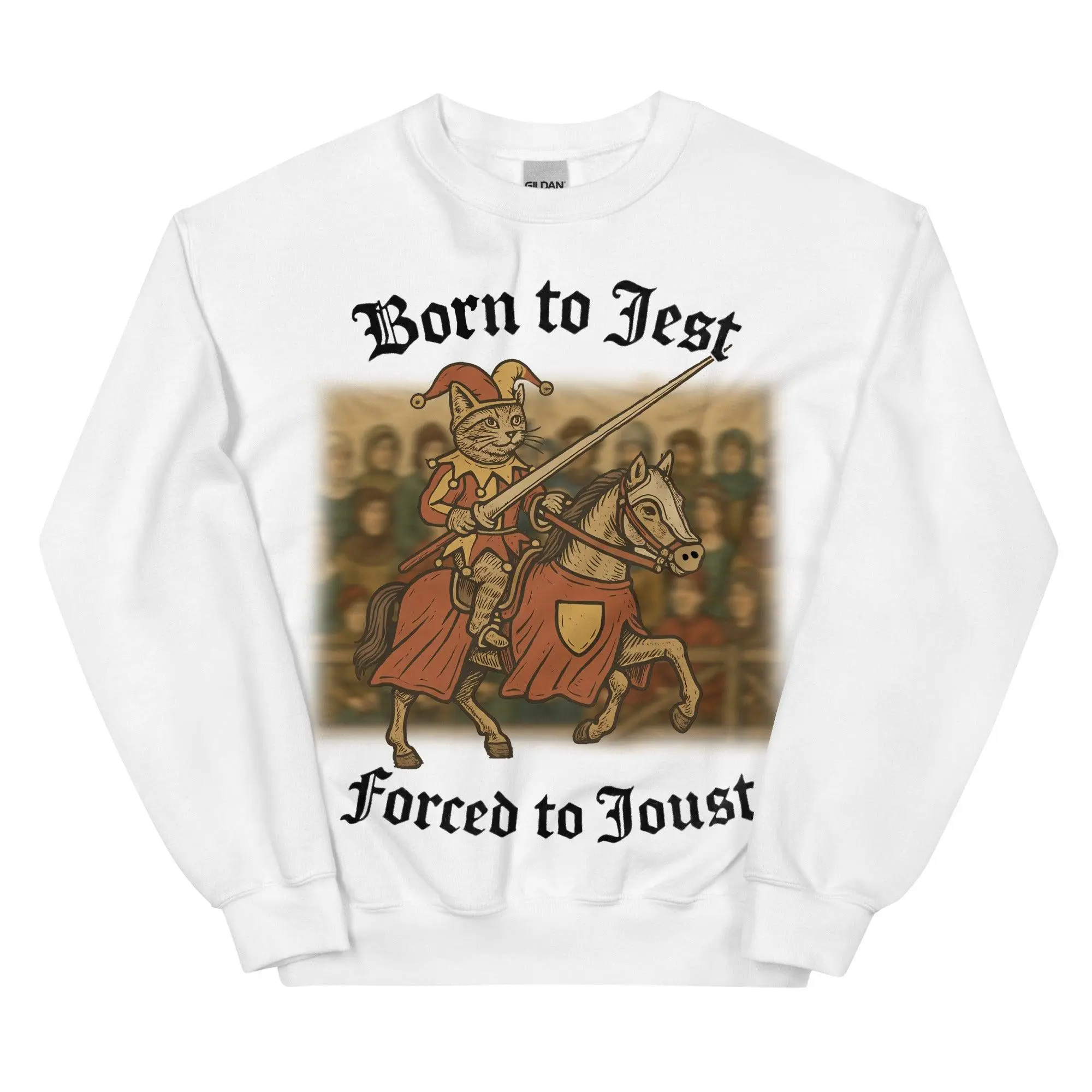 Born to Jest, Forced to Joust sweatshirt - Image 9