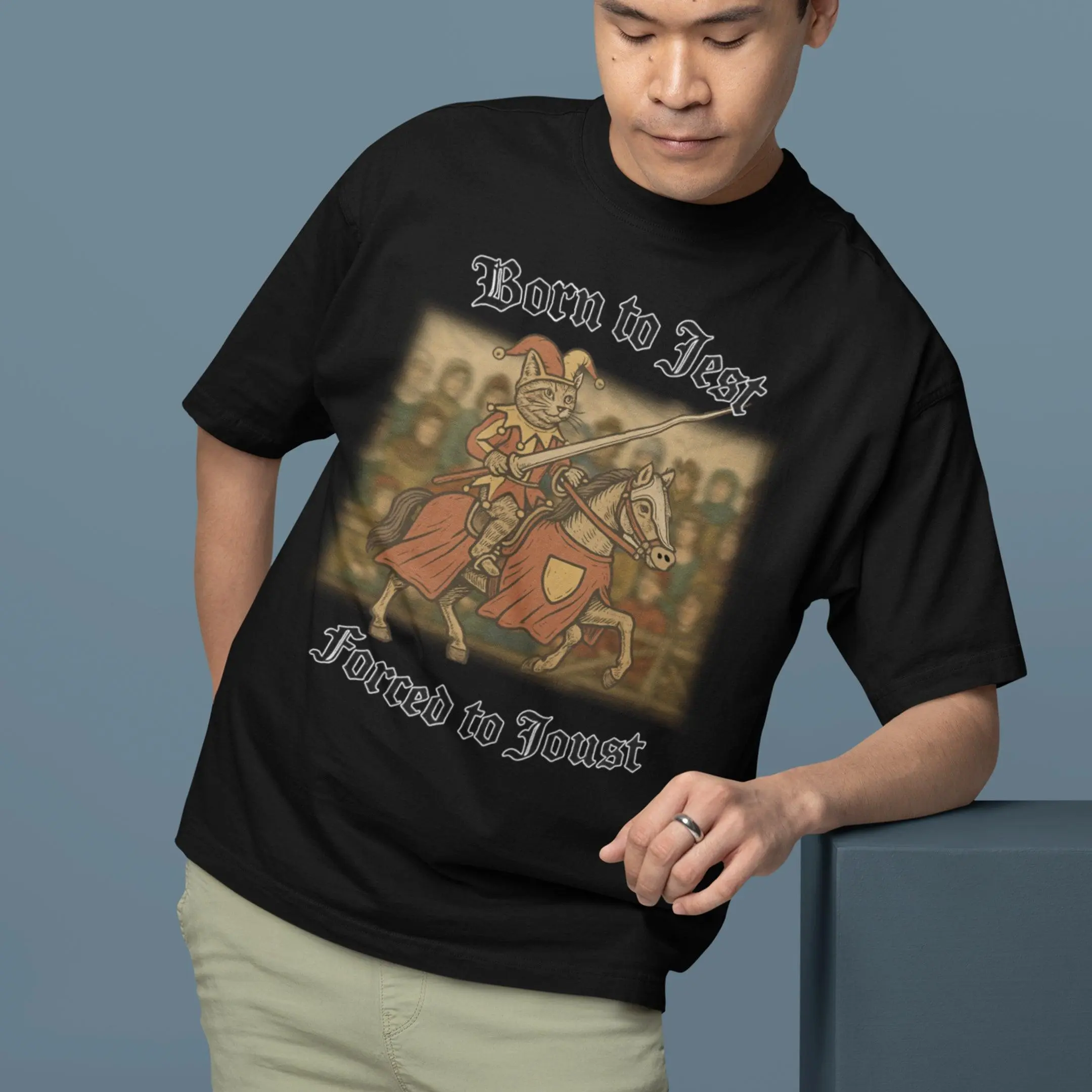 Born to Jest, Forced to Joust T-Shirt - Image 7