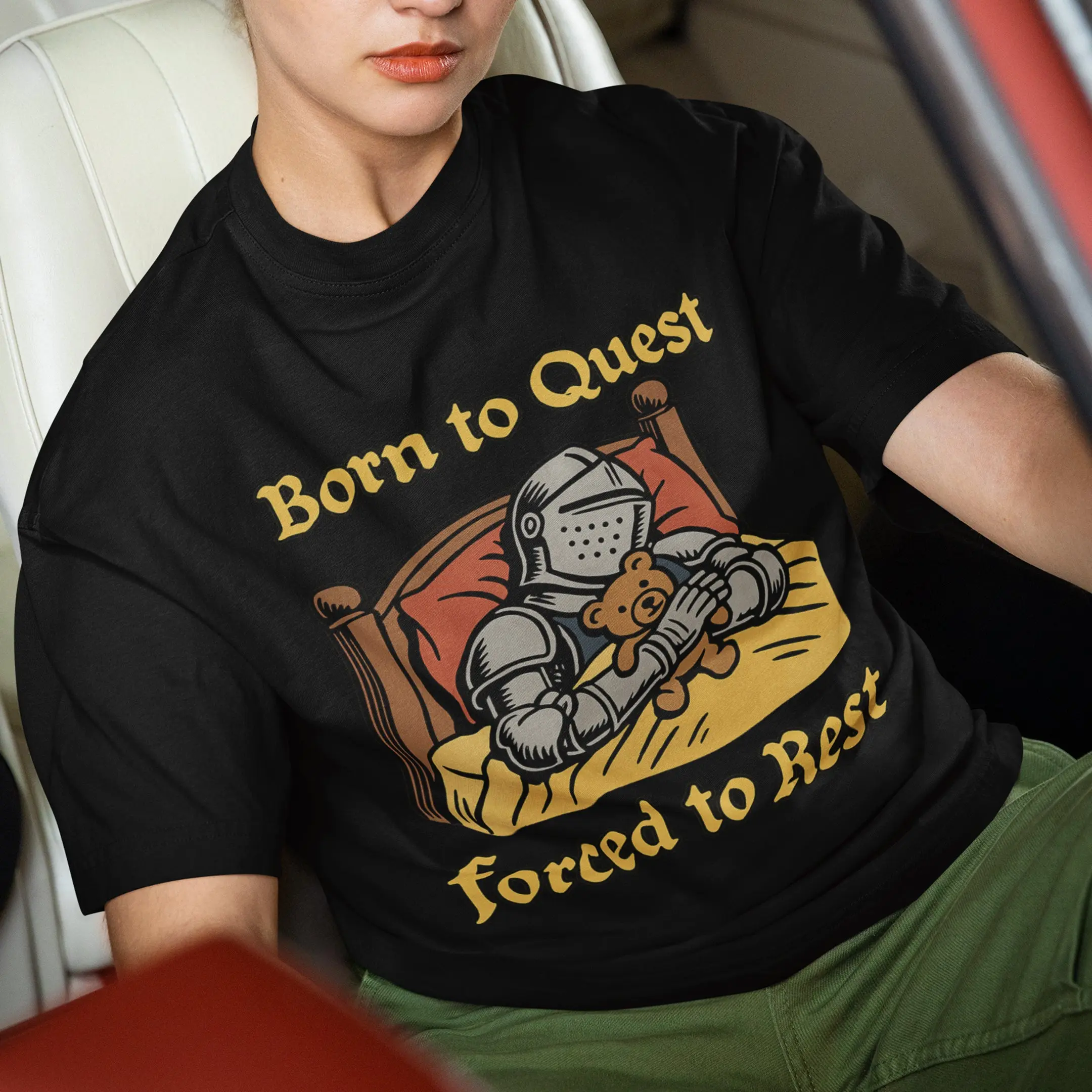 Born to Quest Forced to Rest T-Shirt - Image 7