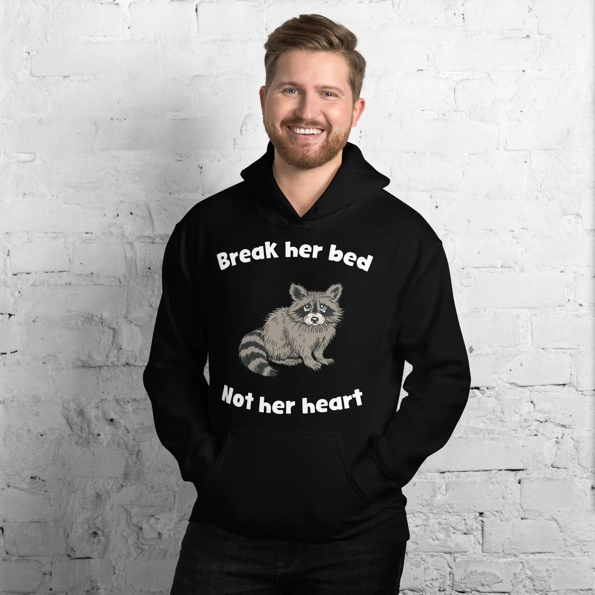 Break Her Bed Not Her Heart Hoodie - Image 8