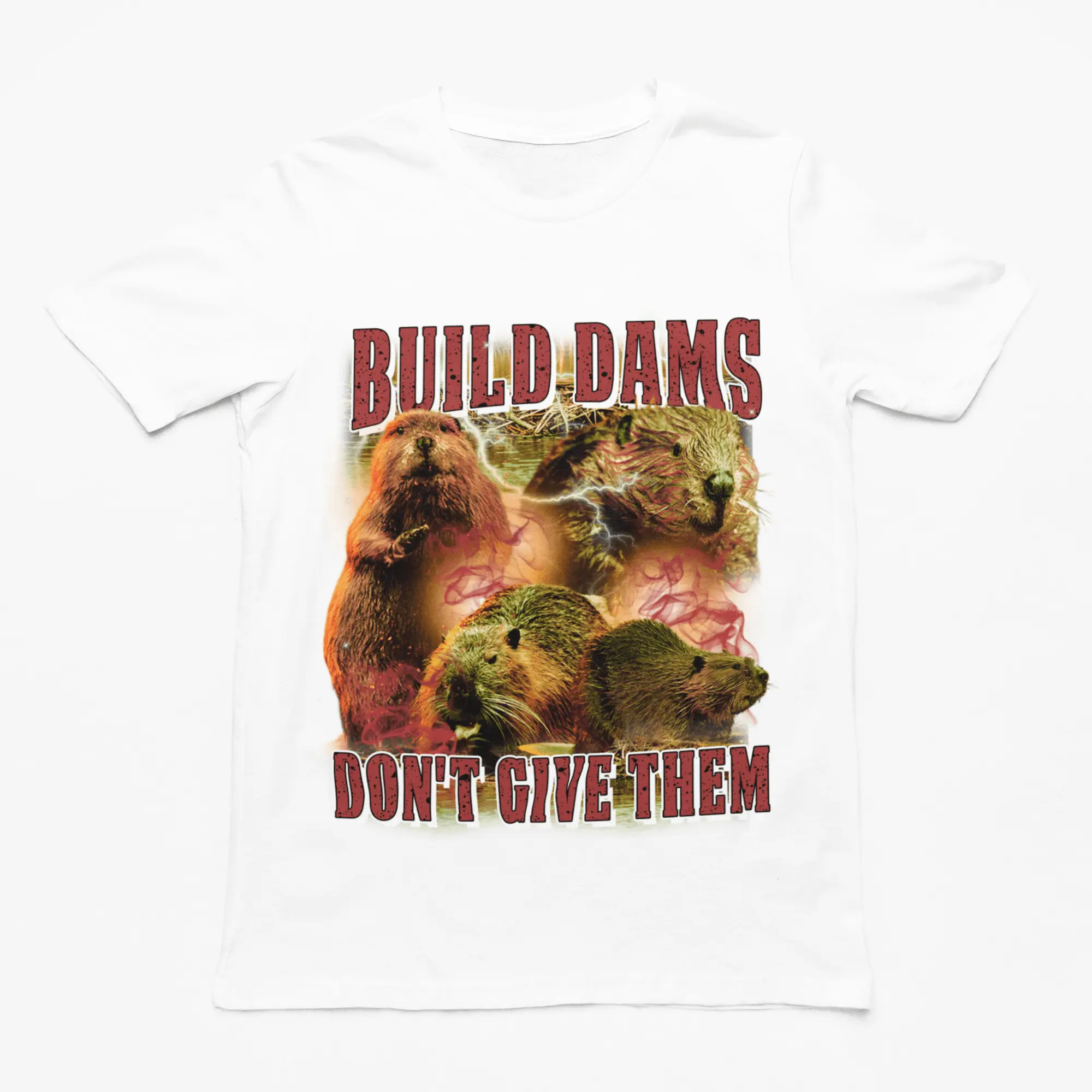 Build Dams Don't Give Them t-shirt - Image 6