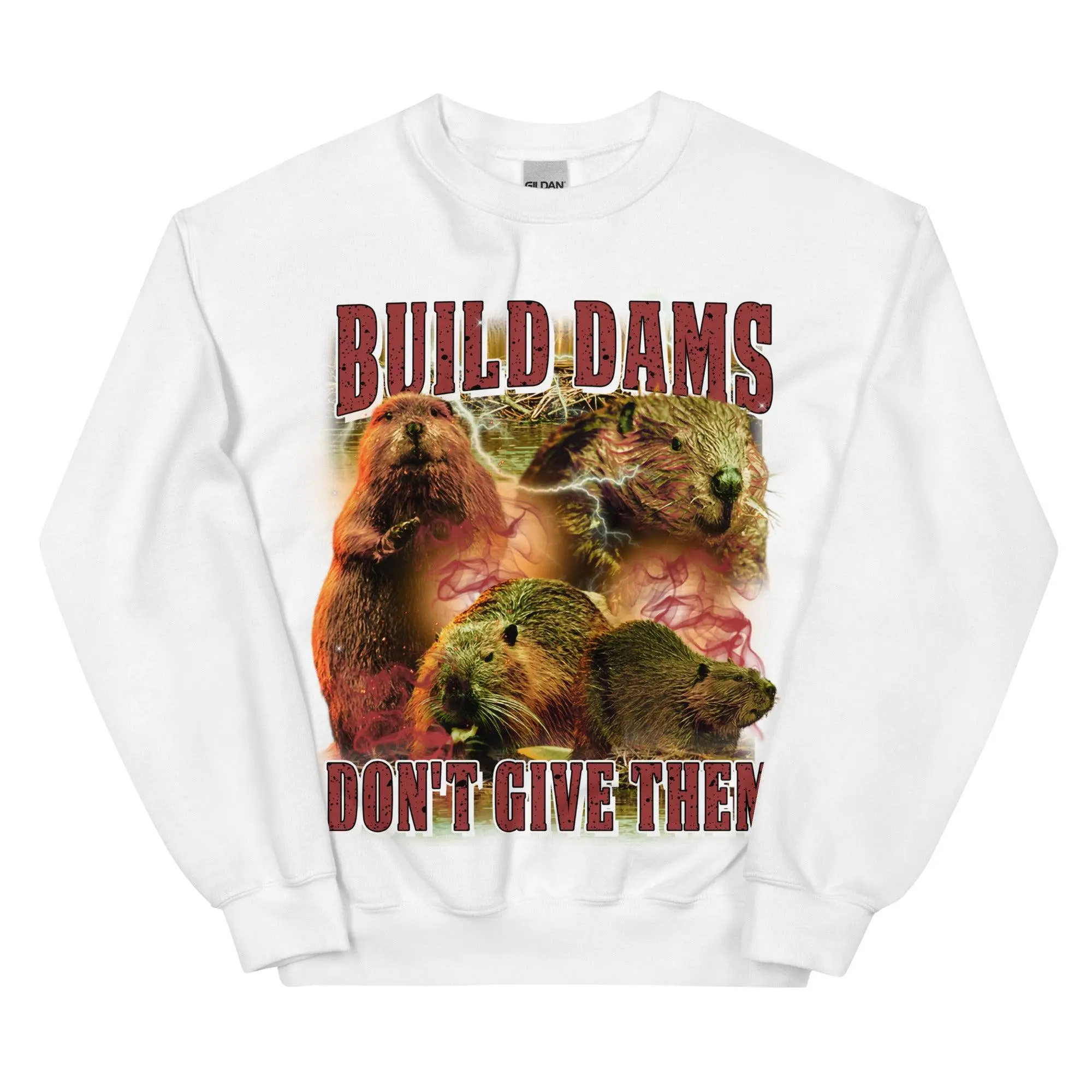 Build Dams Don't Give Them sweatshirt - Image 9