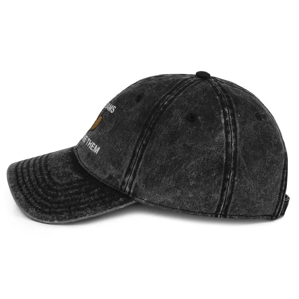 Build Dams Don't Give Them Vintage Cotton Twill Cap - Image 5