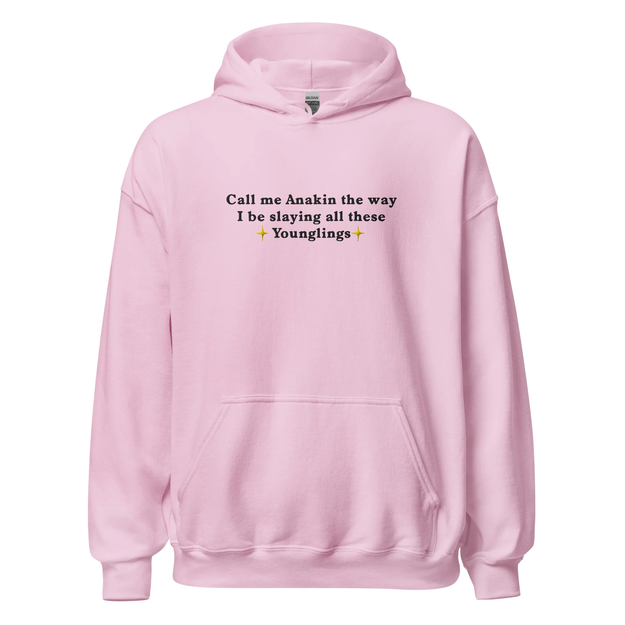 Call me Anakin the way I be slaying all these Younglings (embroidered) Hoodie - Image 7