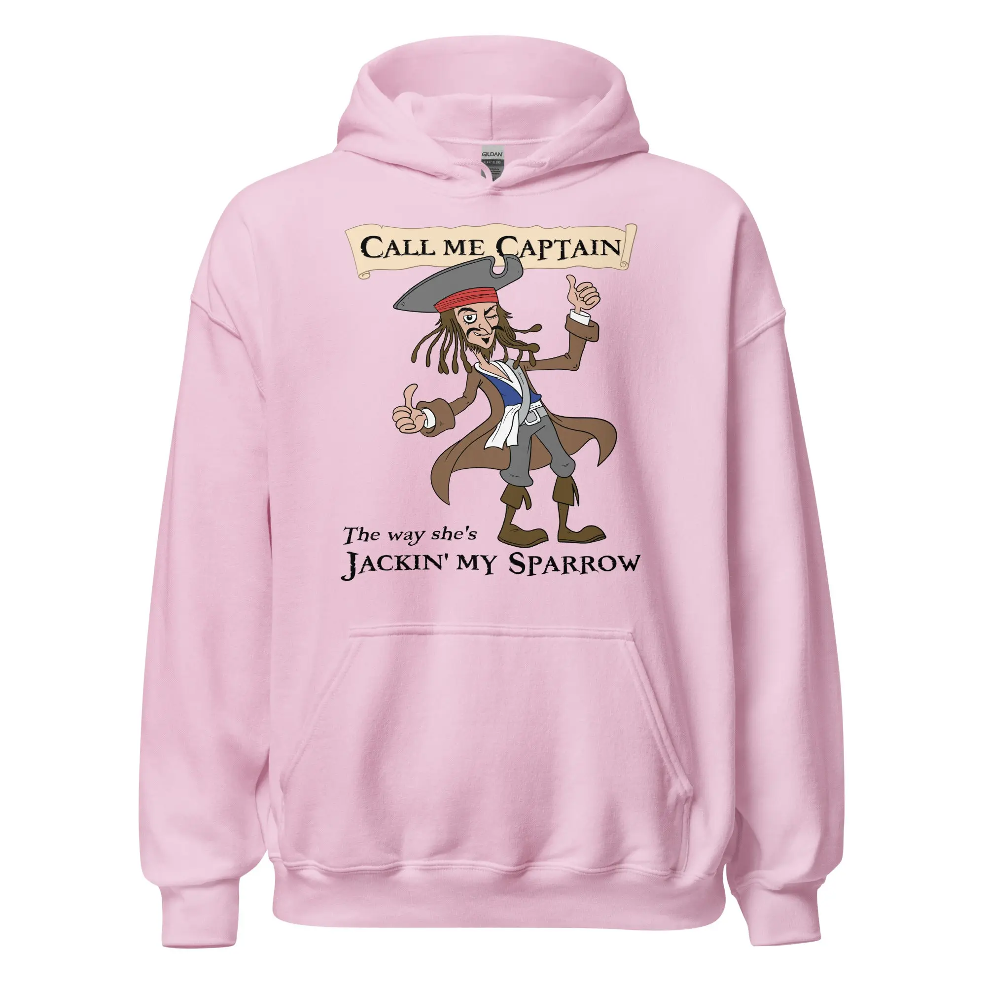 Call me Captain the way she's Jackin' my sparrow Hoodie - Image 7