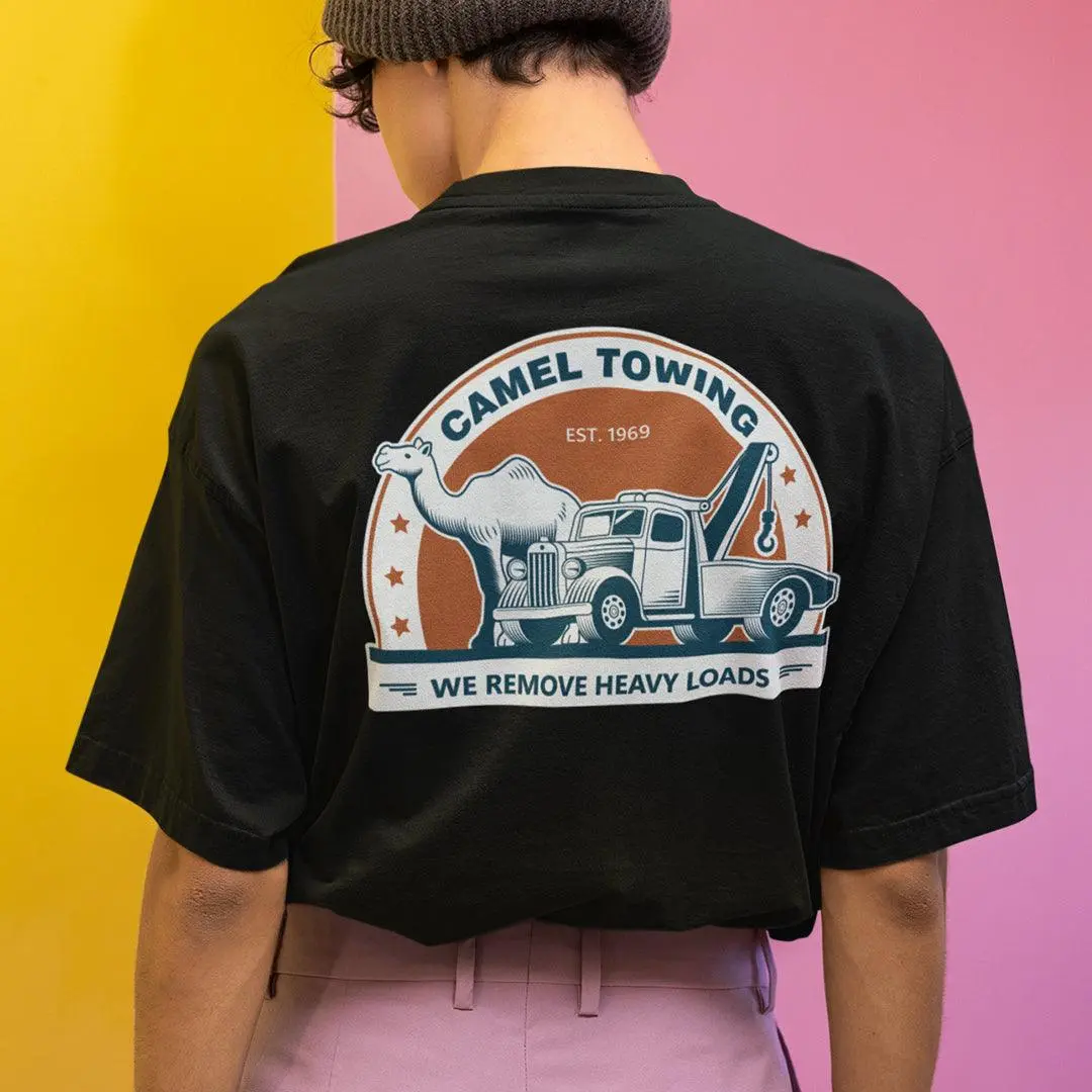 Camel Towing T-Shirt (backprint) - Image 7