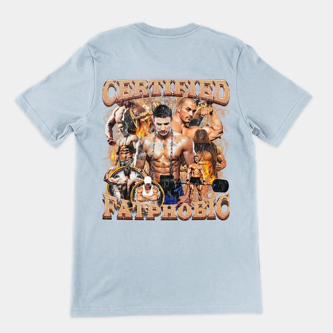 Certified Fatphobic t-shirt (backprint) - Image 4