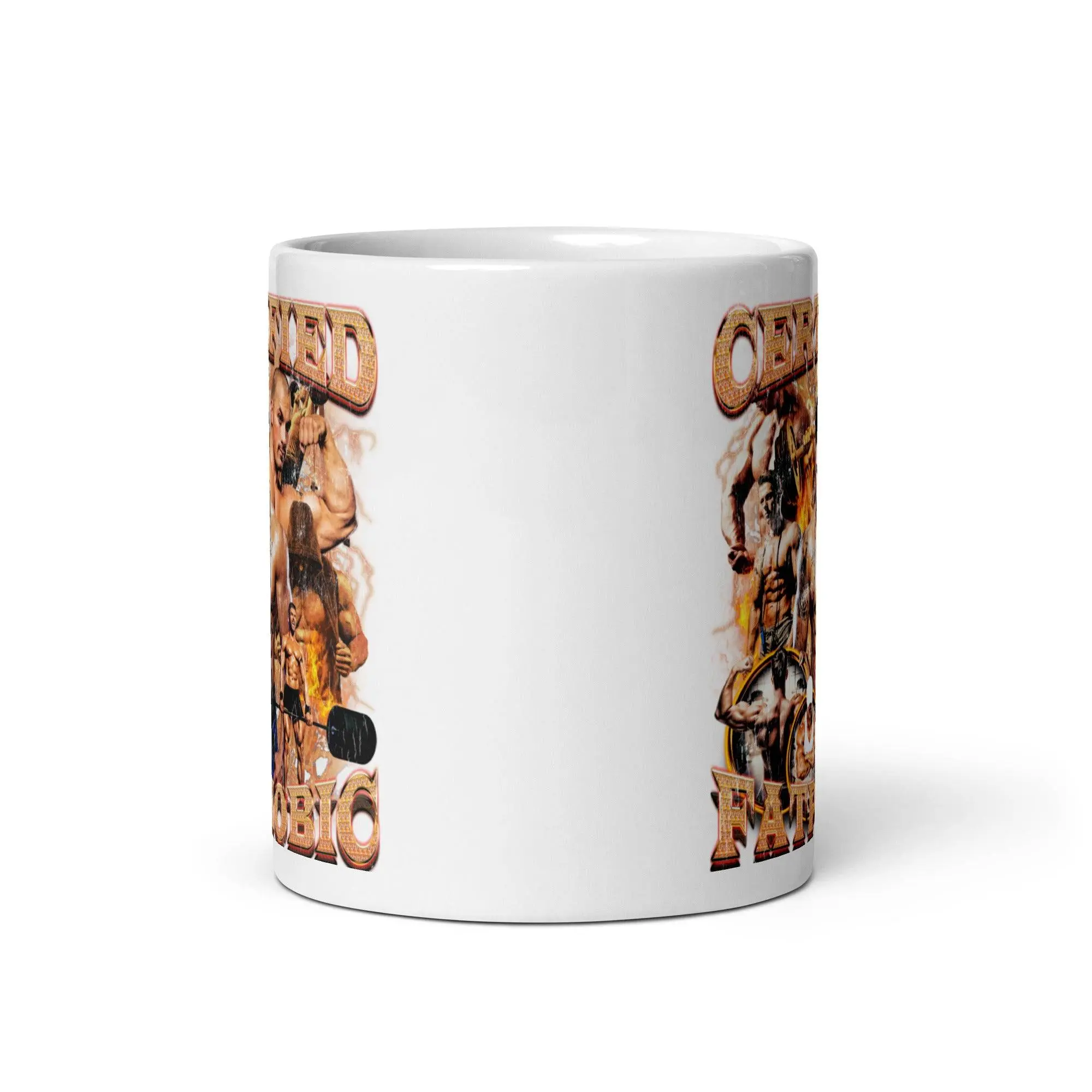 Certified Fatphobic White glossy mug - Image 3