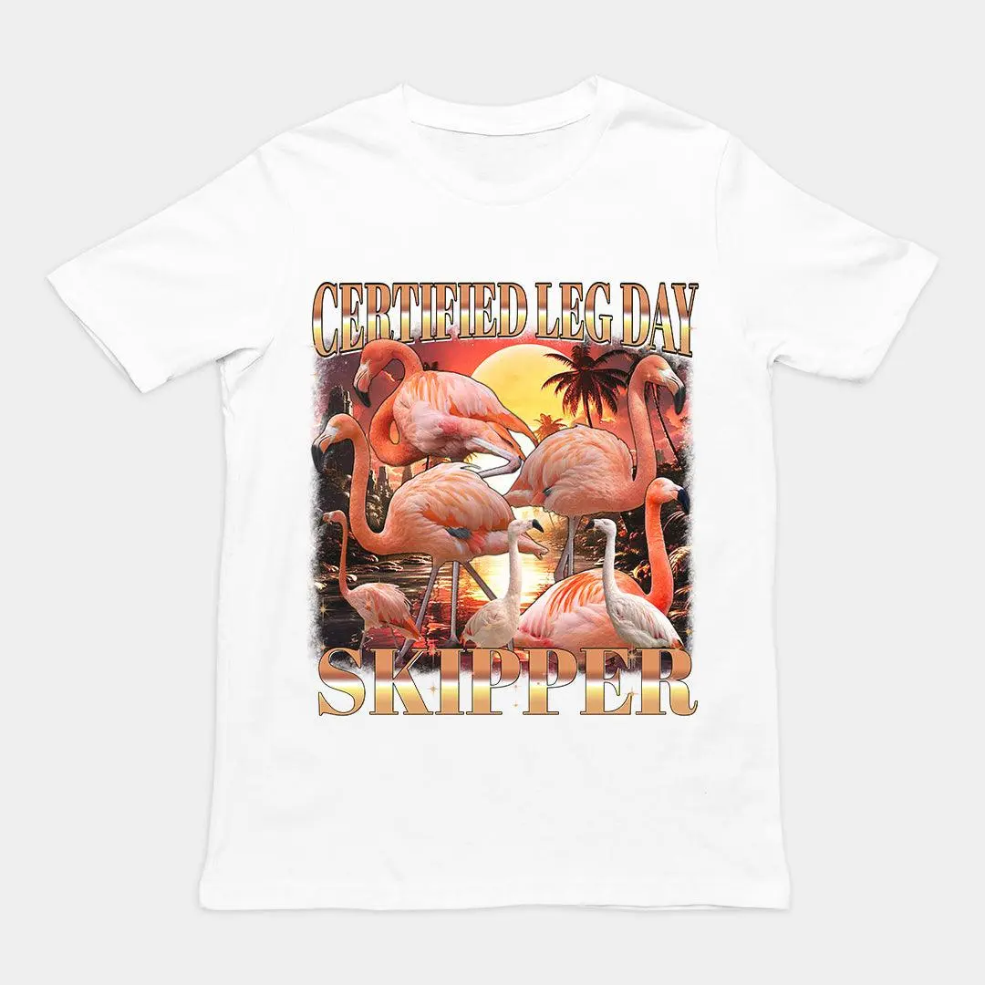 Certified Leg Day Skipper T-Shirt - Image 6