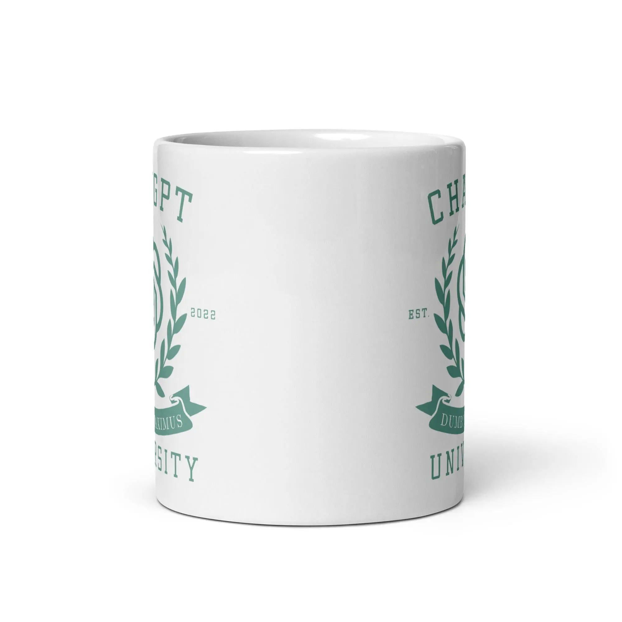 Chat GPT University White glossy mug - Image 5