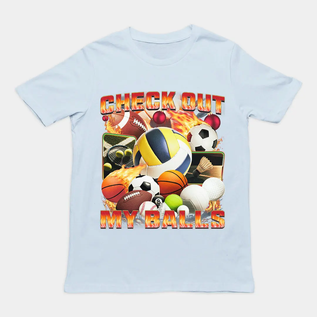 Check Out My Balls T-Shirt - Image 5