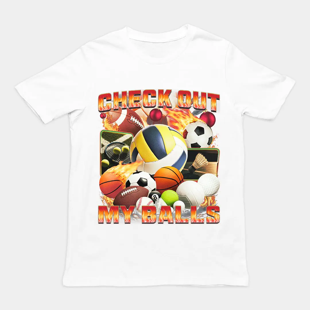 Check Out My Balls T-Shirt - Image 6