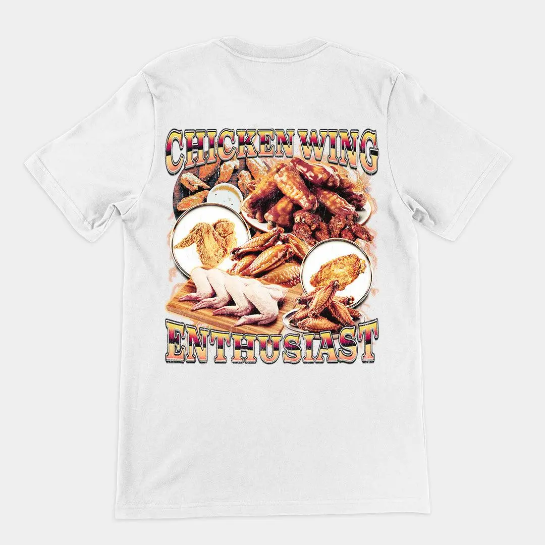 Chicken Wing Enthusiast t-shirt (backprint) - Image 6