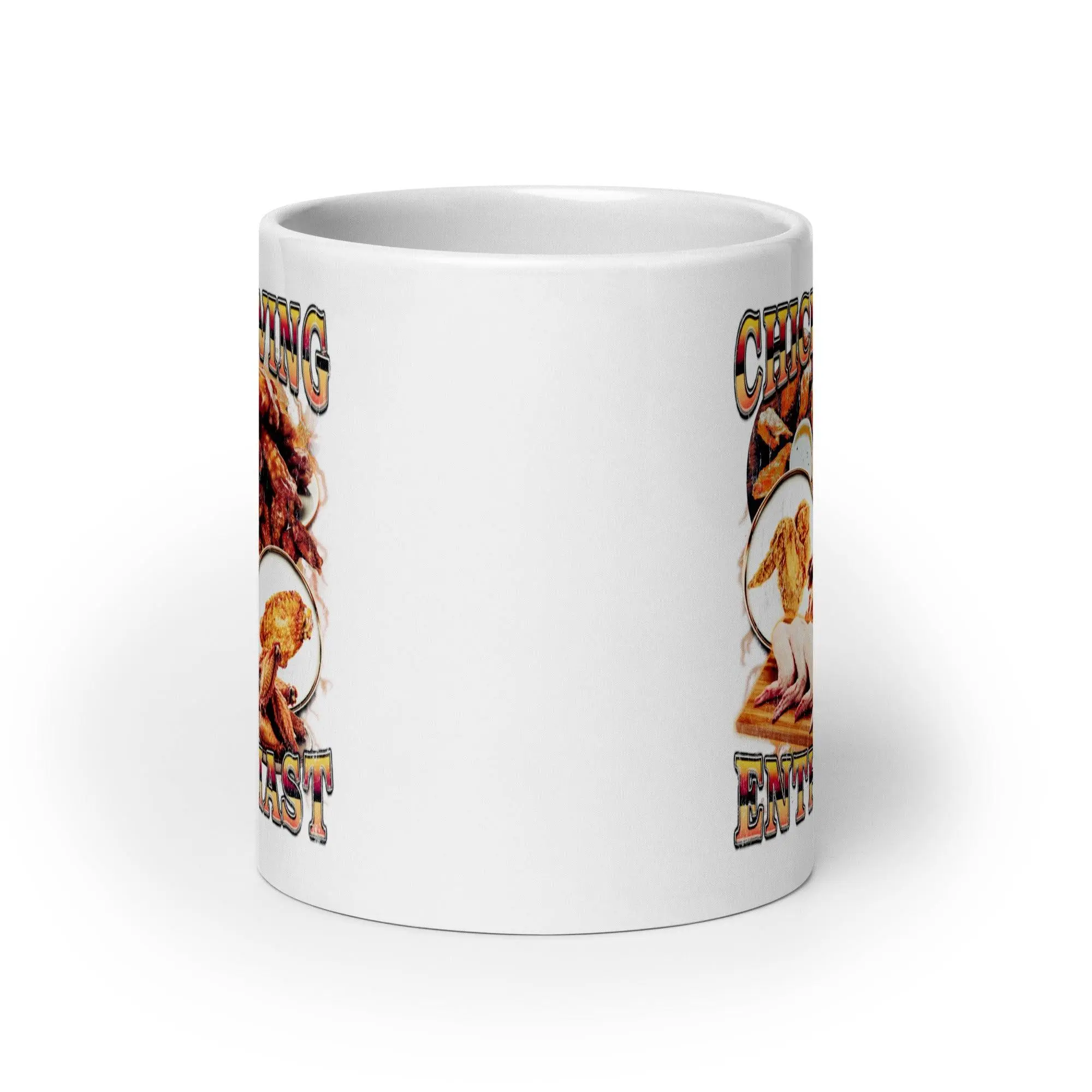 Chicken-Wing-Enthusiast White glossy mug - Image 10