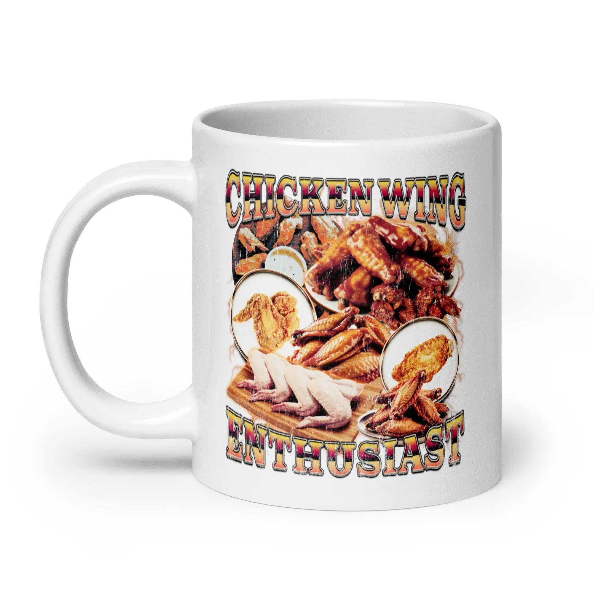 Chicken-Wing-Enthusiast White glossy mug - Image 9