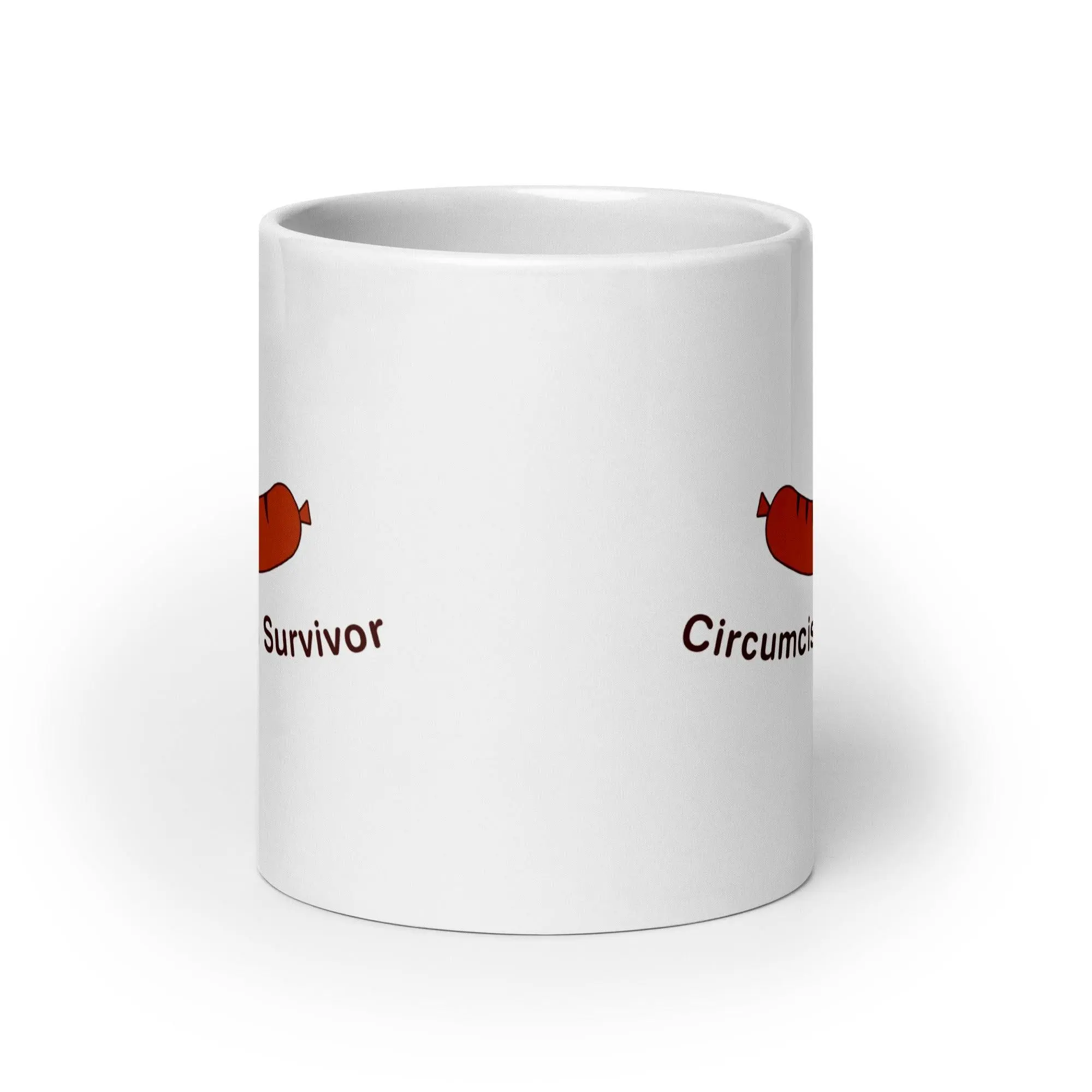 Circumcision Survivor White glossy mug - Image 10