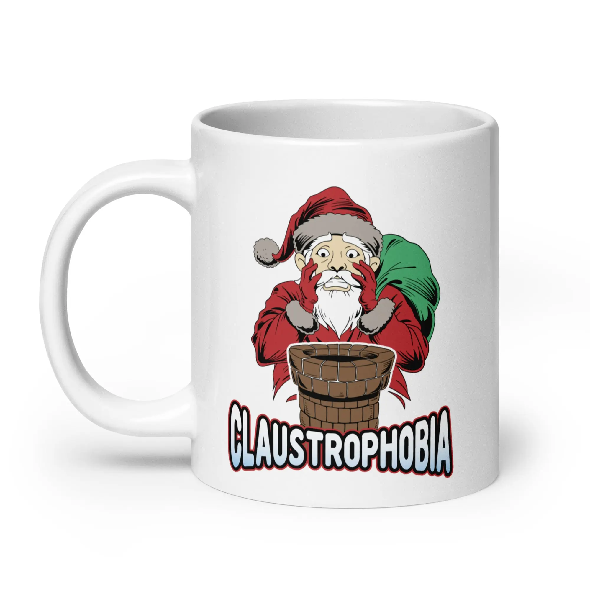 Claustrophobia White glossy mug - Image 7