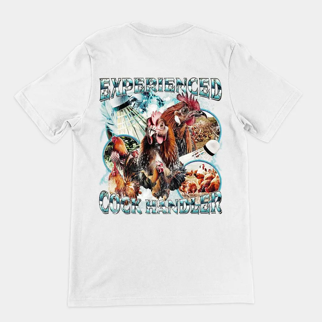 Experienced Cock Handler t-shirt (backprint) - Image 6