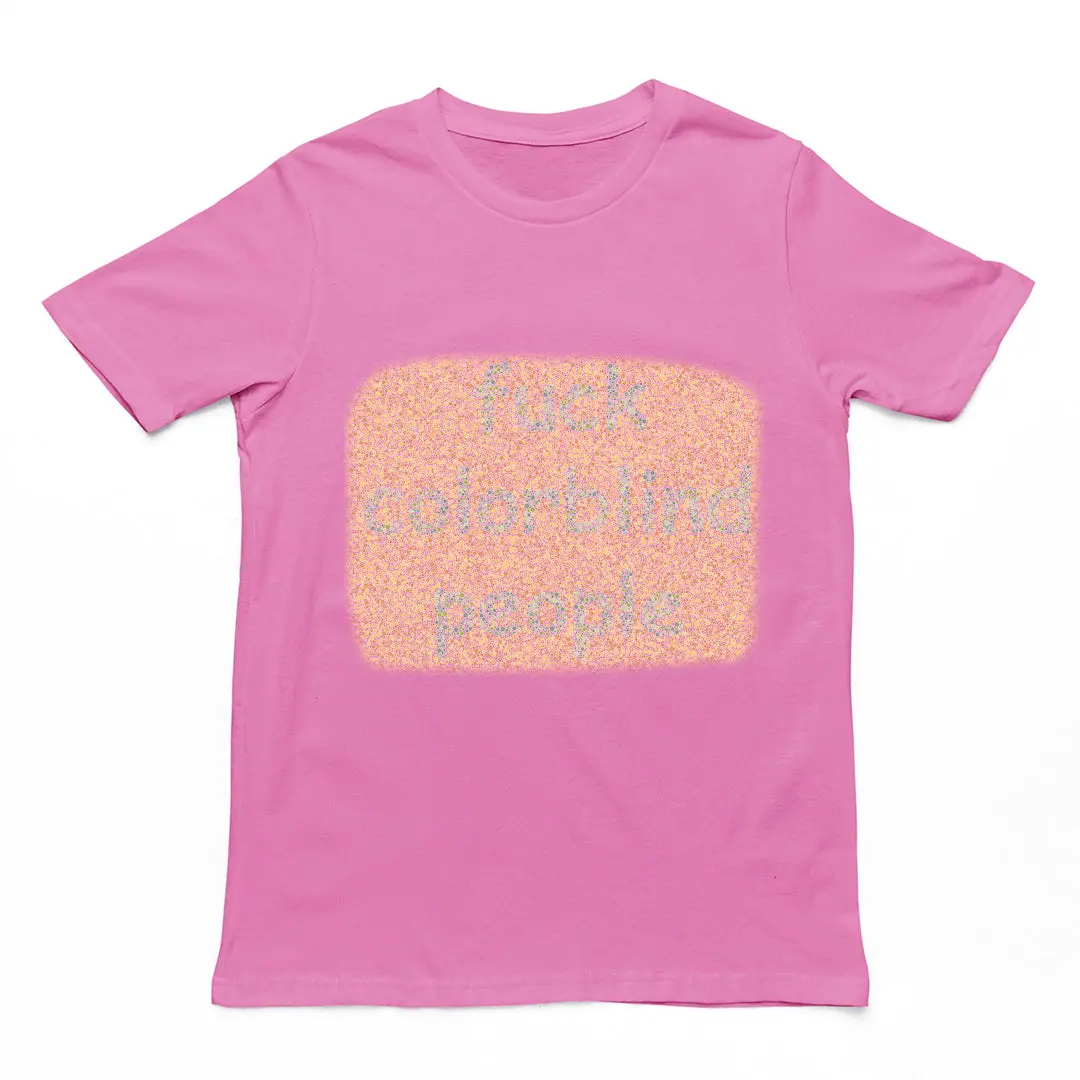 Colorblind People T-Shirt (backprint) - Image 2