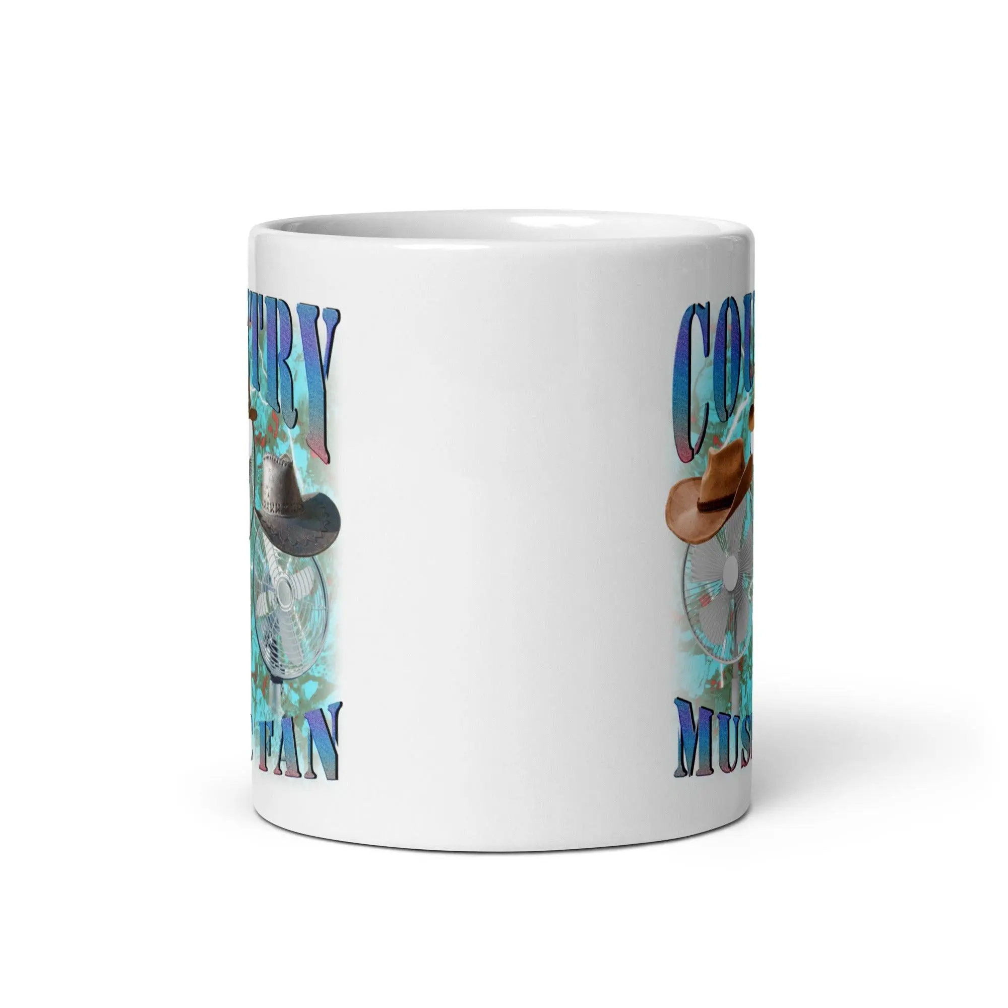Country Music Fan White glossy mug - Image 5