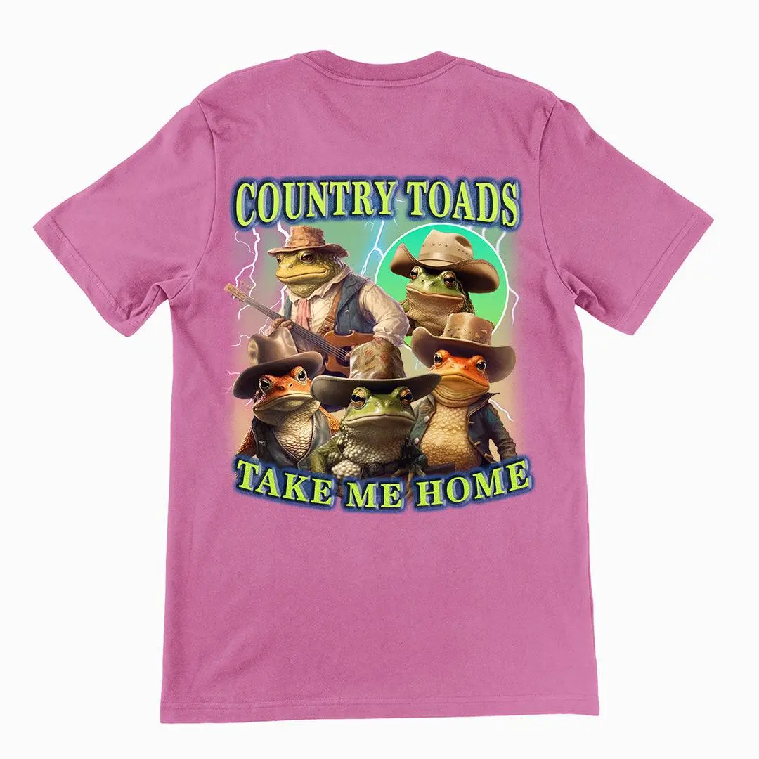 Country Toads Take me Home t-shirt (backprint) - Image 2