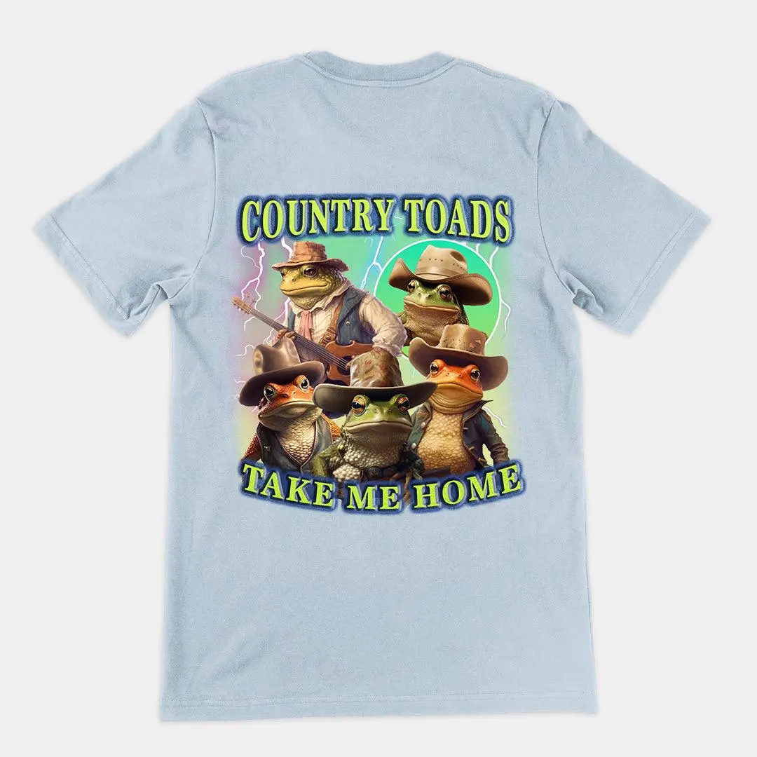 Country Toads Take me Home t-shirt (backprint) - Image 4