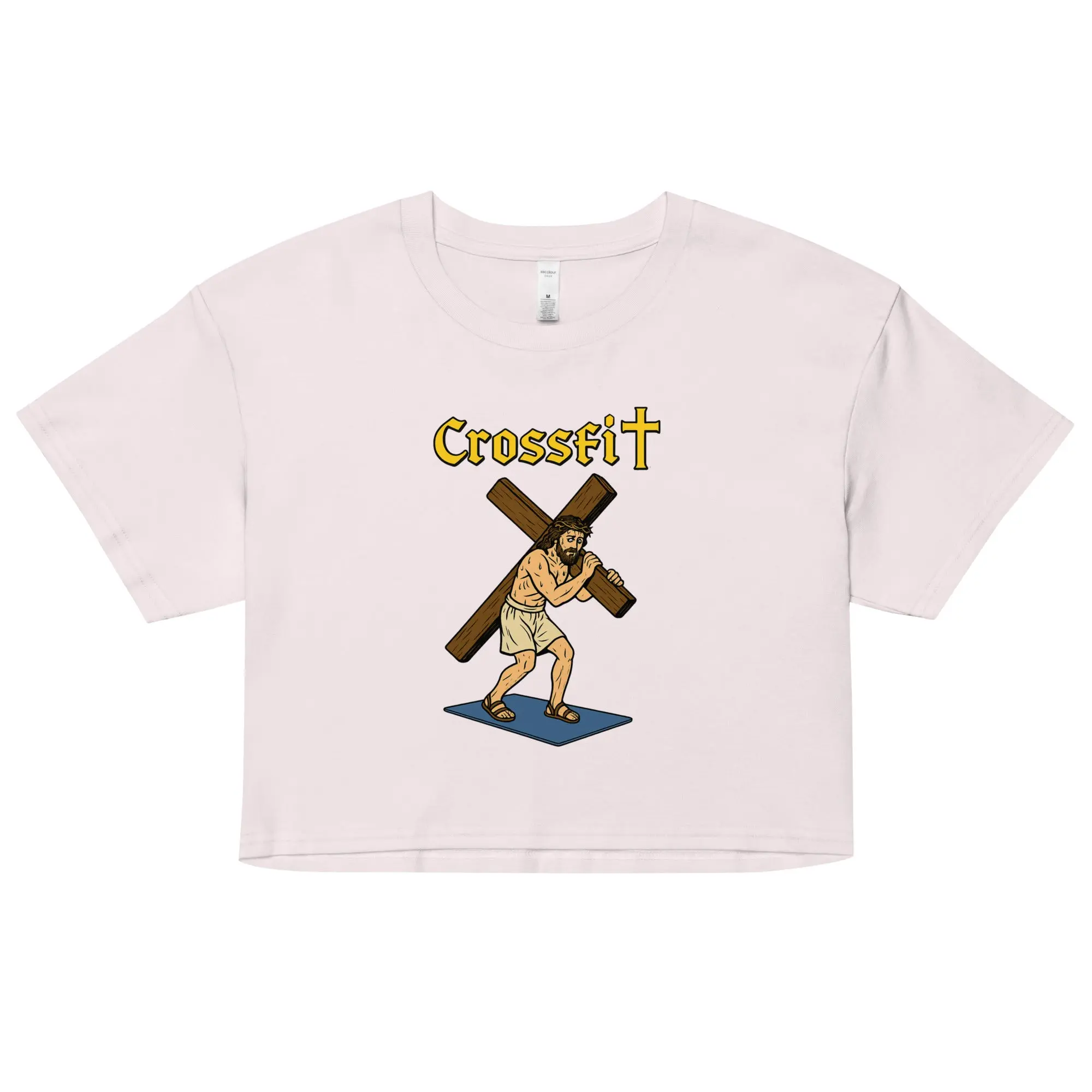 Crossfit Jesus Women’s crop top - Image 4