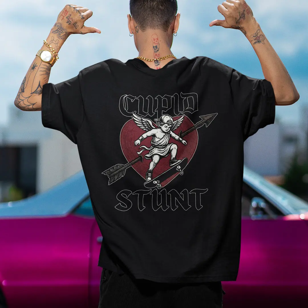 Cupid Stunt T-Shirt (backprint) - Image 7