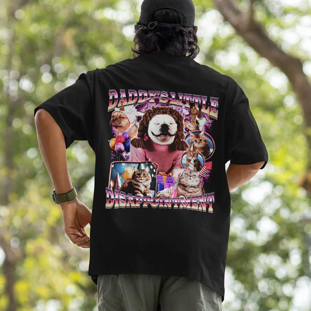 Daddy's Little Disappointment T-Shirt (backprint) - Image 7