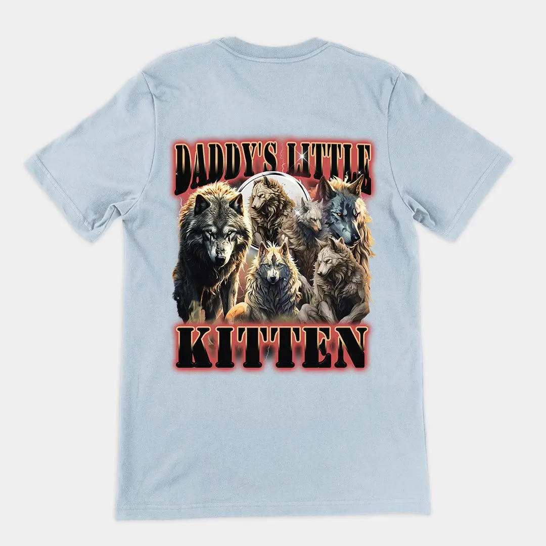 Daddy's Little Kitten t-shirt (backprint) - Image 4