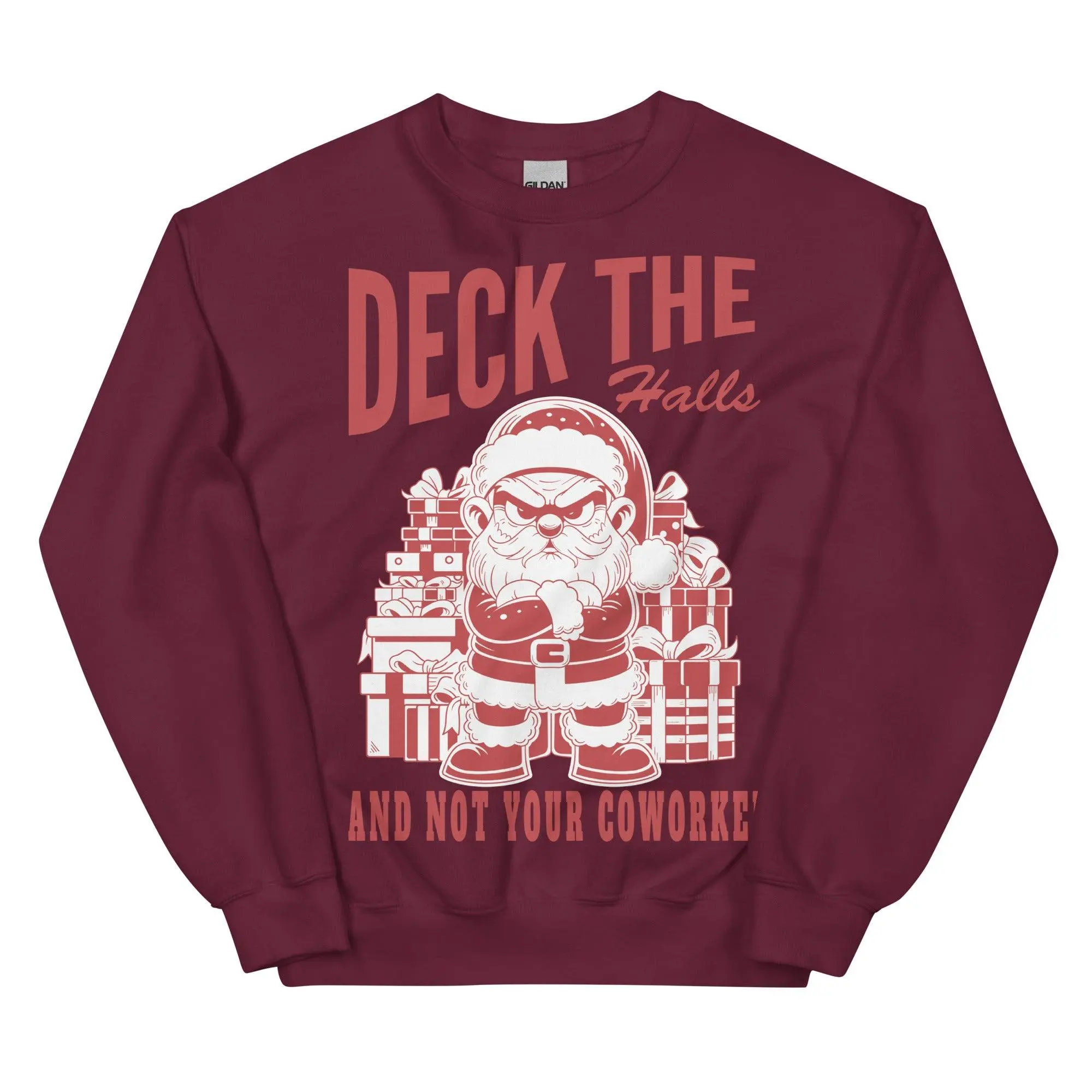 Deck the Halls and Not your Coworkers sweatshirt - Image 4