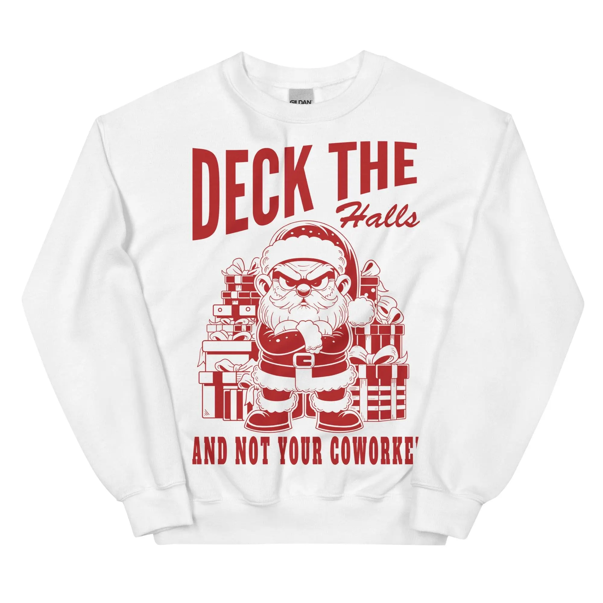Deck the Halls and Not your Coworkers sweatshirt - Image 9