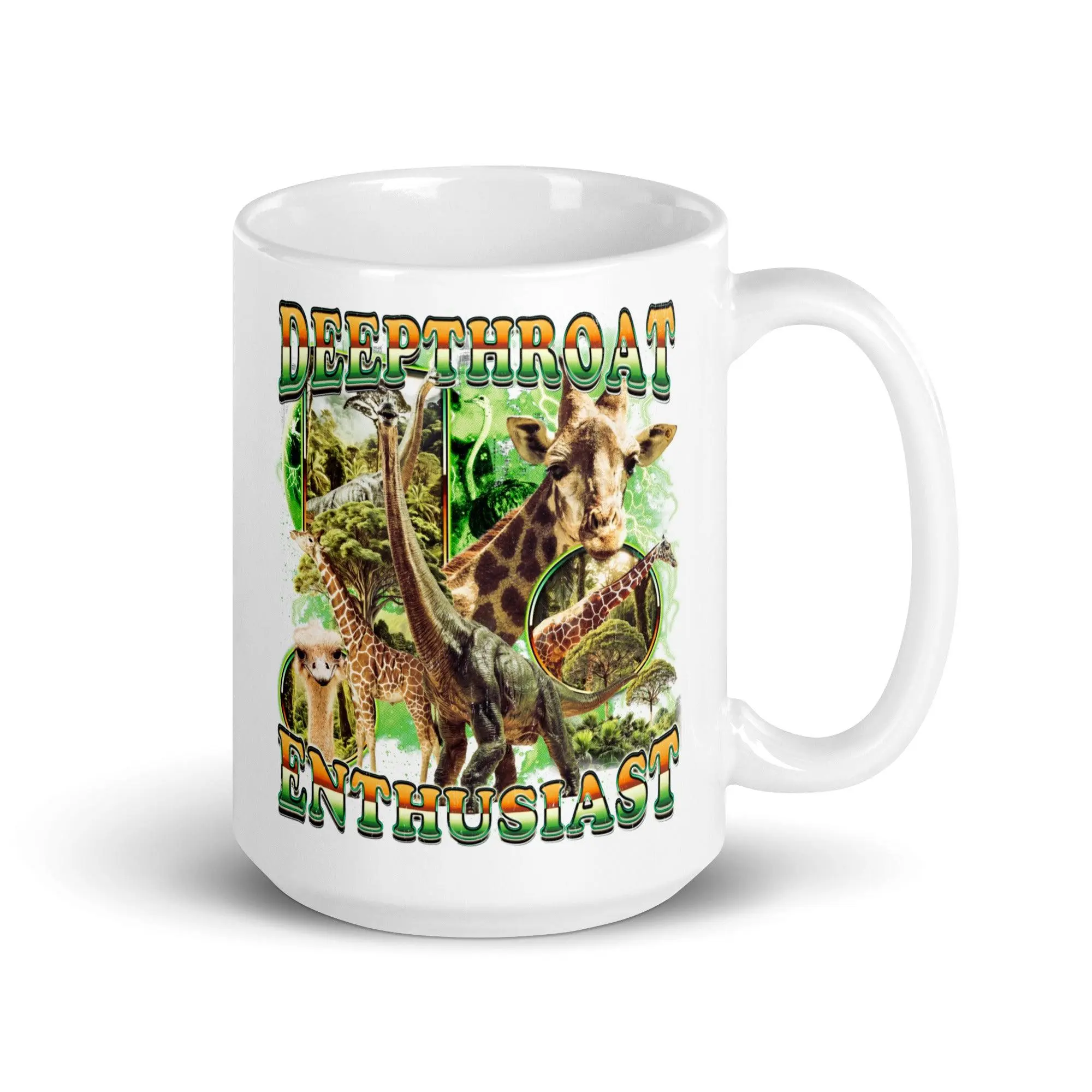 Deepthroat Enthusiast White glossy mug - Image 5