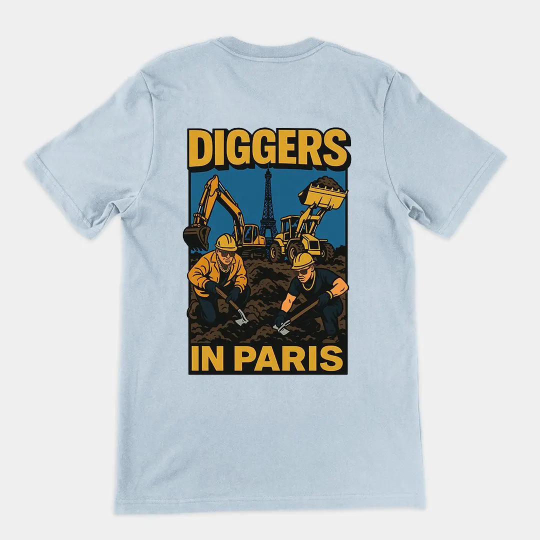 Diggers in Paris T-Shirt (backprint) - Image 5