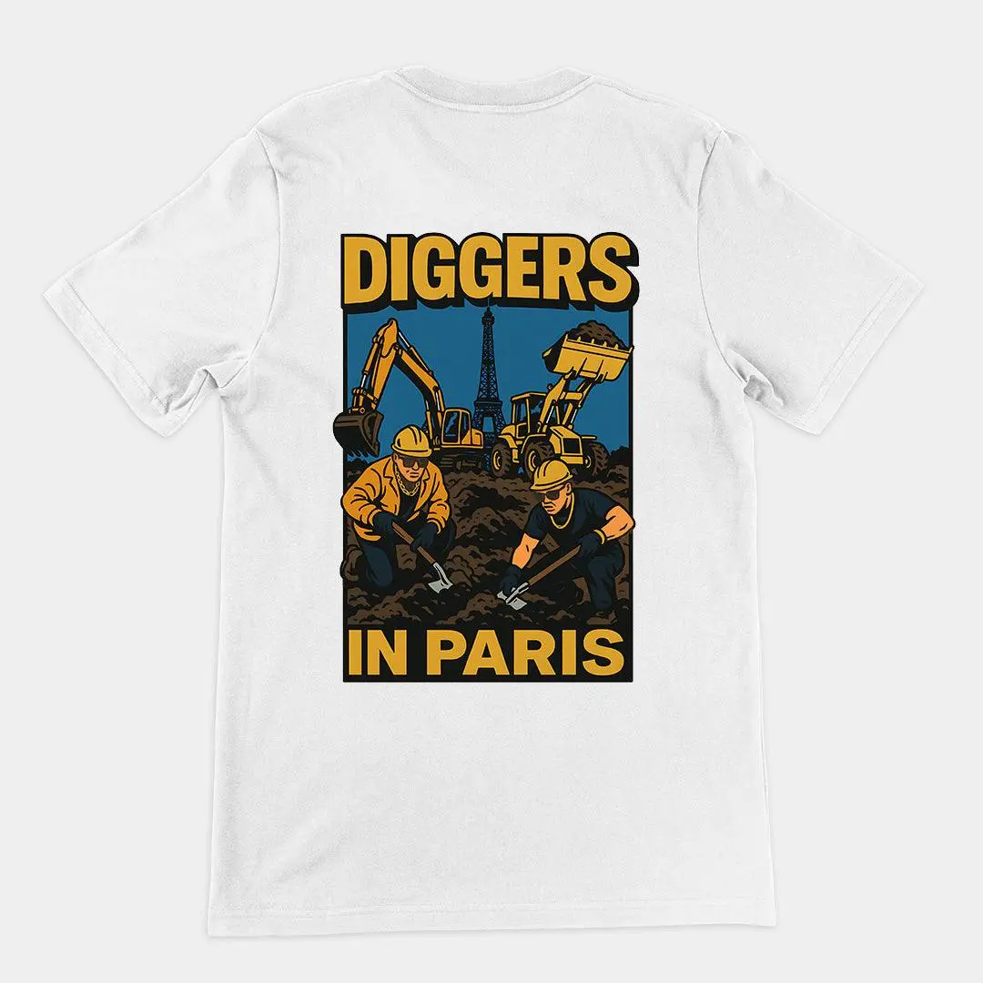 Diggers in Paris T-Shirt (backprint) - Image 6