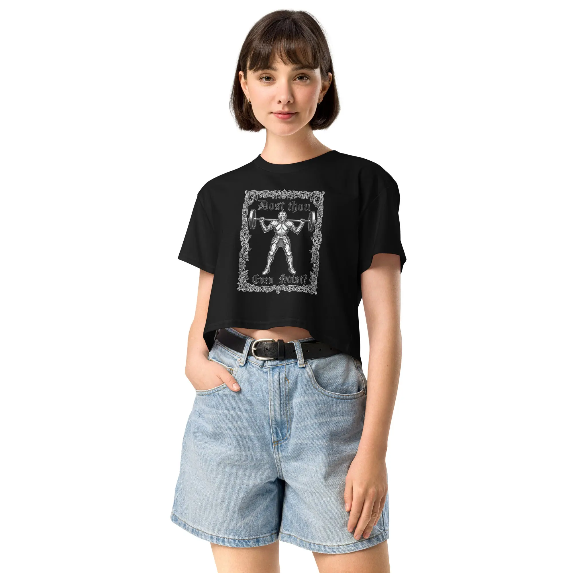 Dost Thou Even Hoist crop top - Image 6