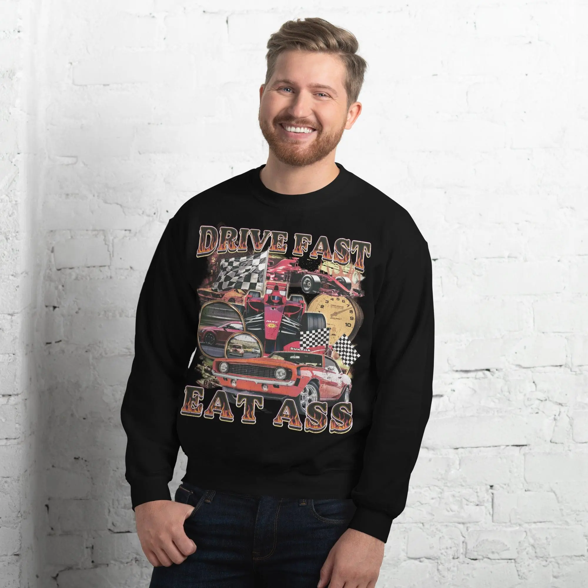 Drive Fast Eat Ass sweatshirt - Image 10
