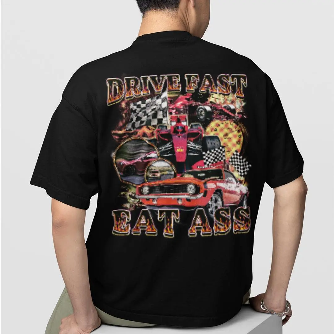 Drive Fast Eat Ass t-shirt (backprint) - Image 7