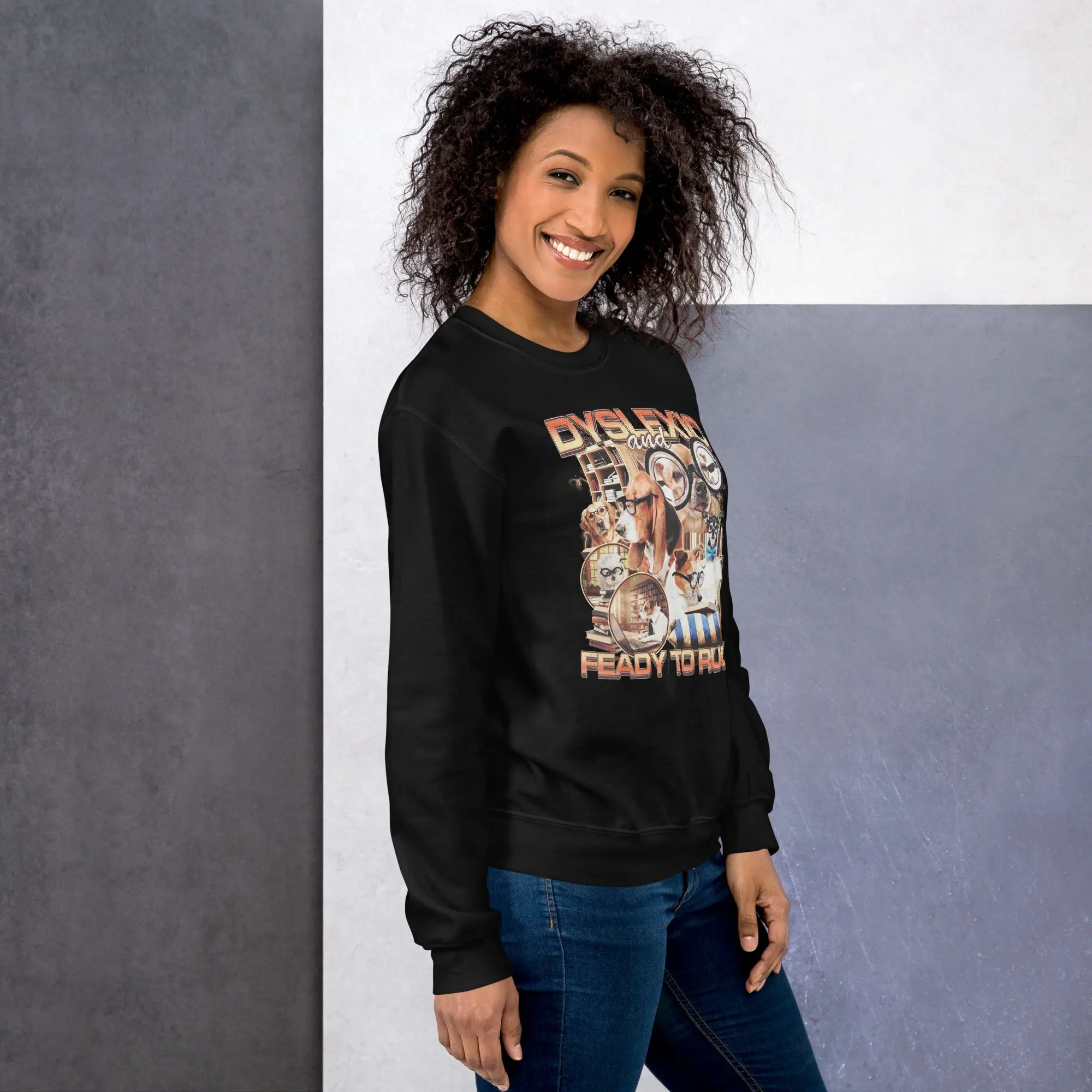Dyslexic and Feady to Ruck sweatshirt - Image 10