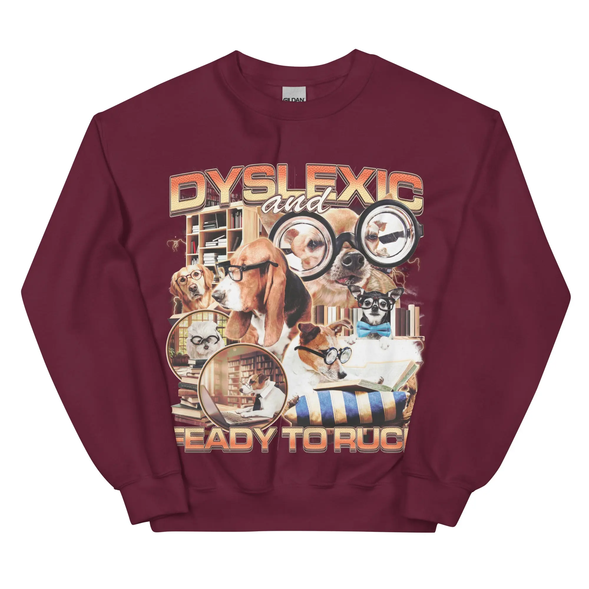 Dyslexic and Feady to Ruck sweatshirt - Image 5