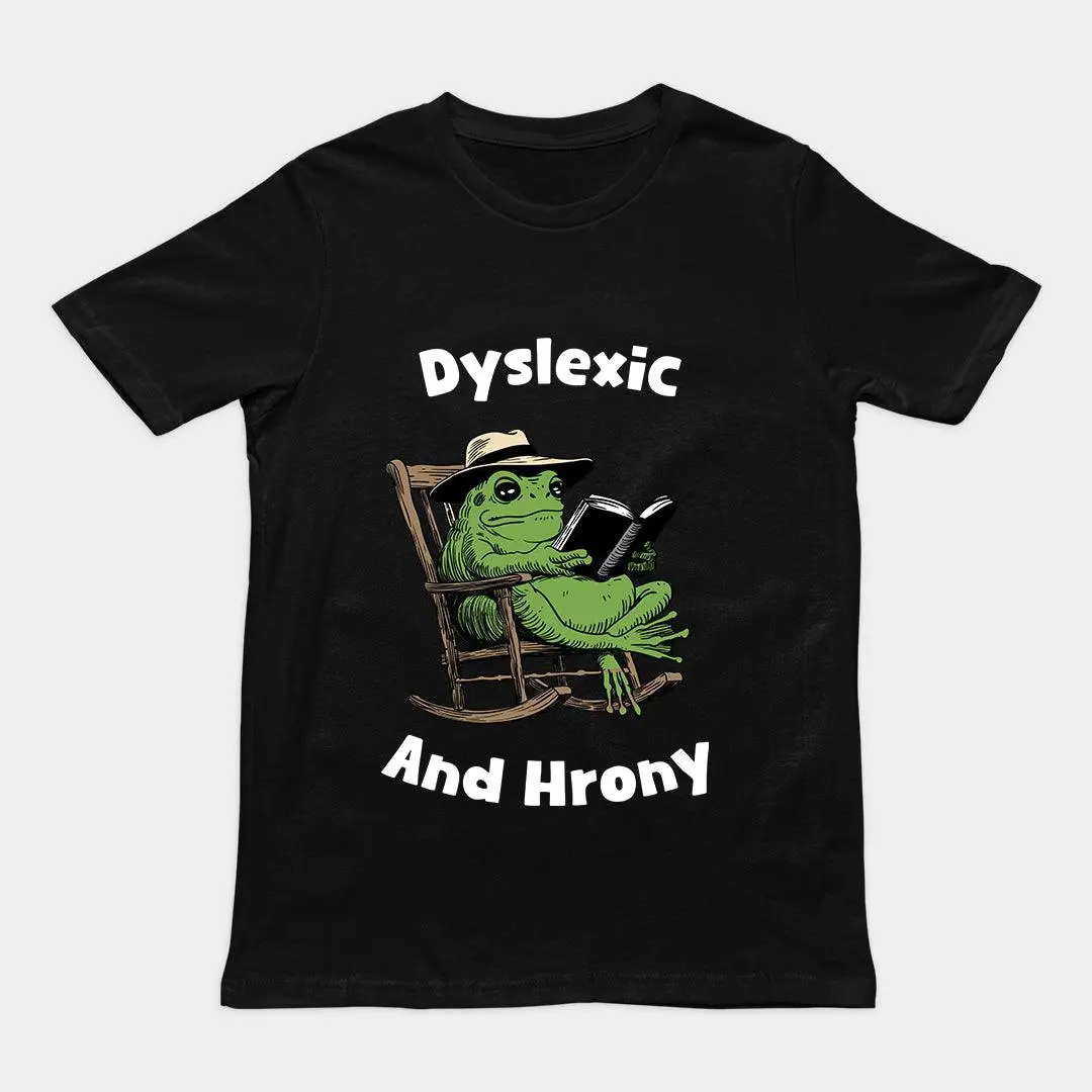 Dyslexic and Hrony t-shirt - Image 2