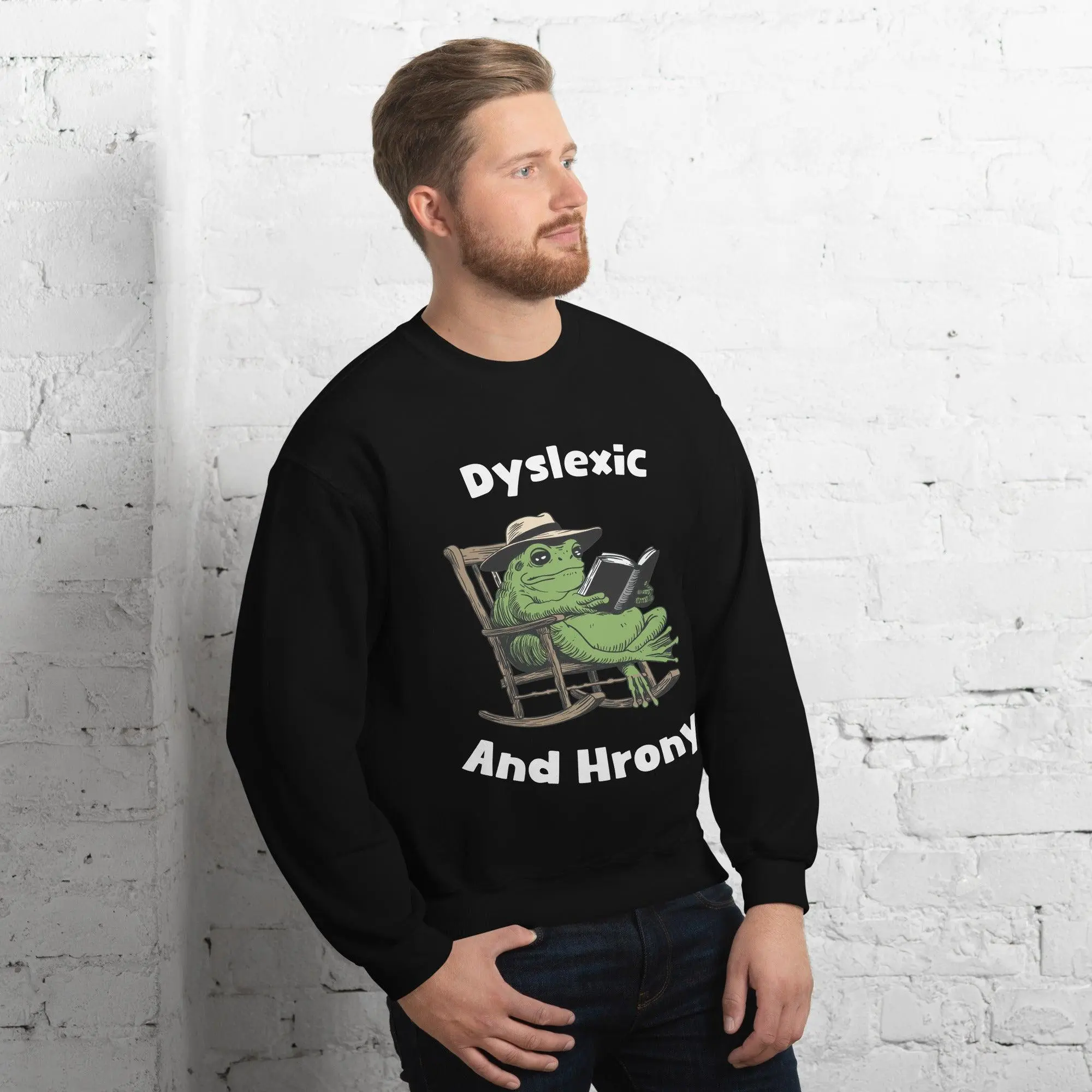 Dyslexic and Hrony sweatshirt - Image 10