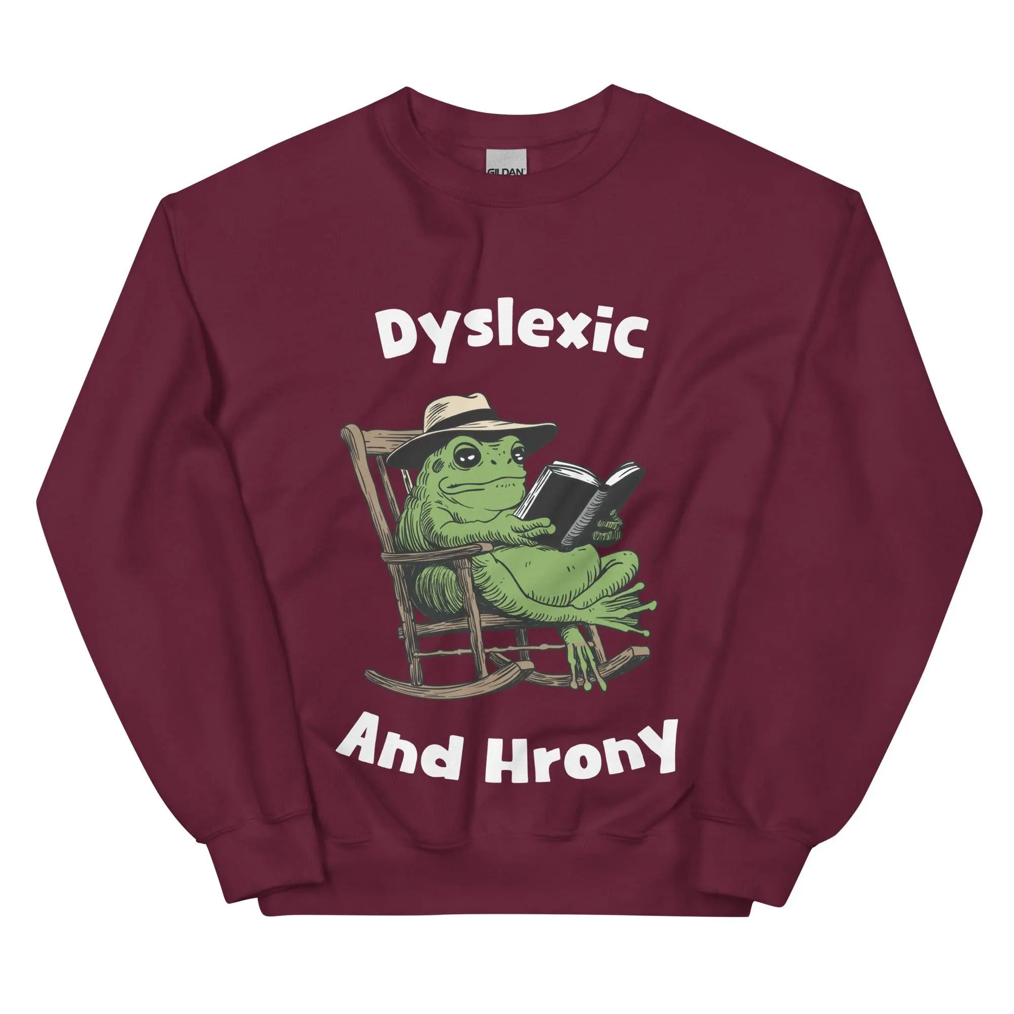 Dyslexic and Hrony sweatshirt - Image 6