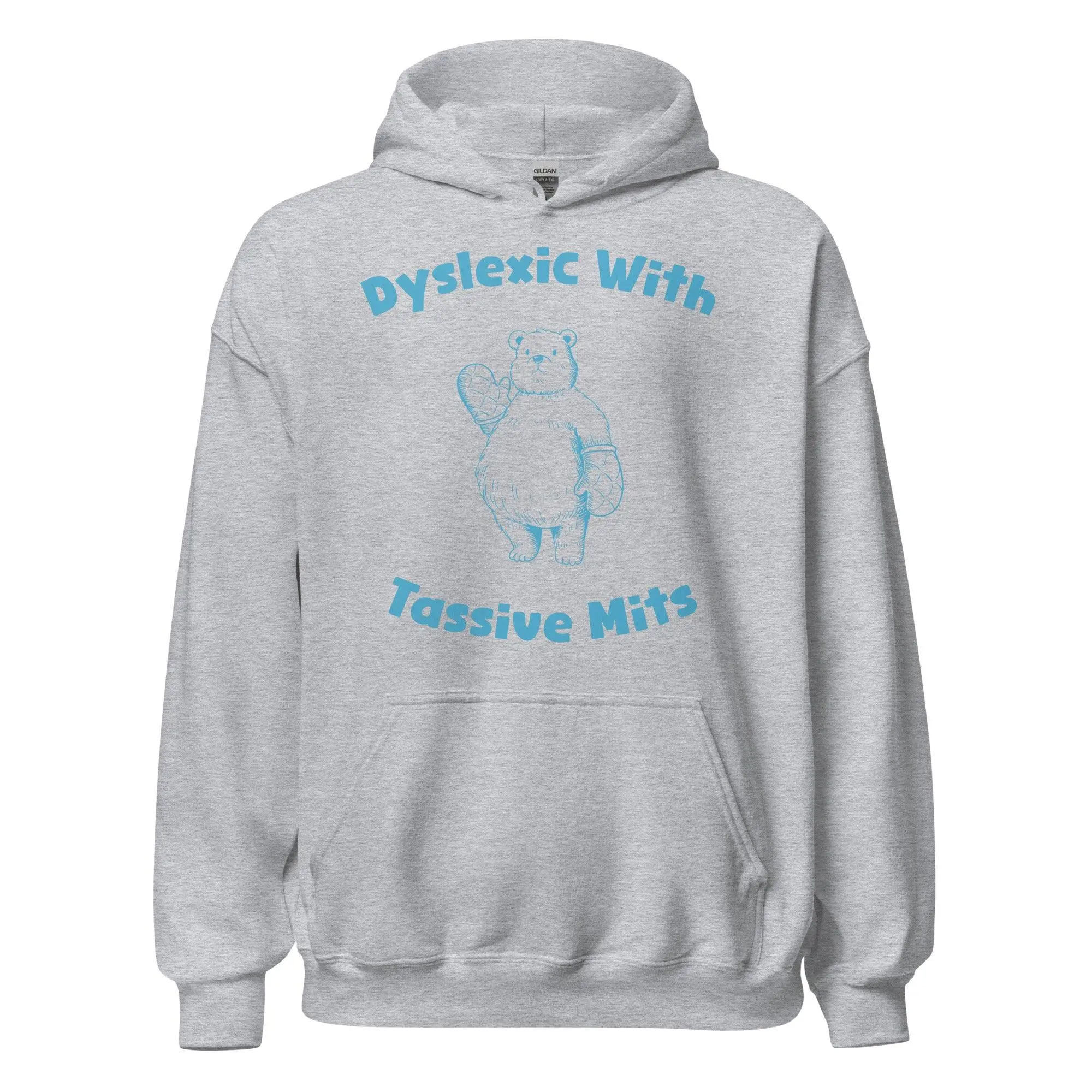 Dyslexic with Tassive Mits Hoodie - Image 2