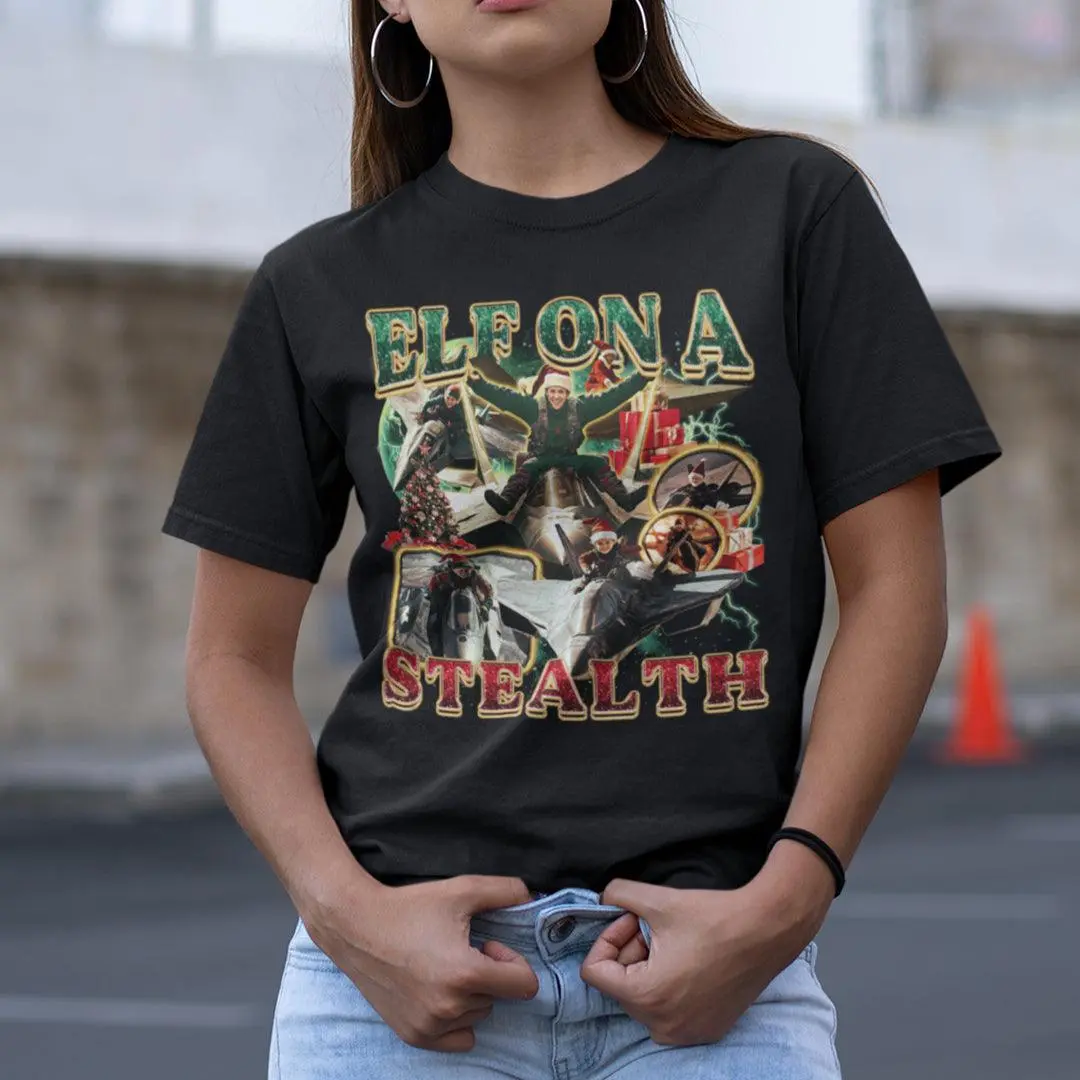 Elf on a Stealth T-Shirt - Image 7
