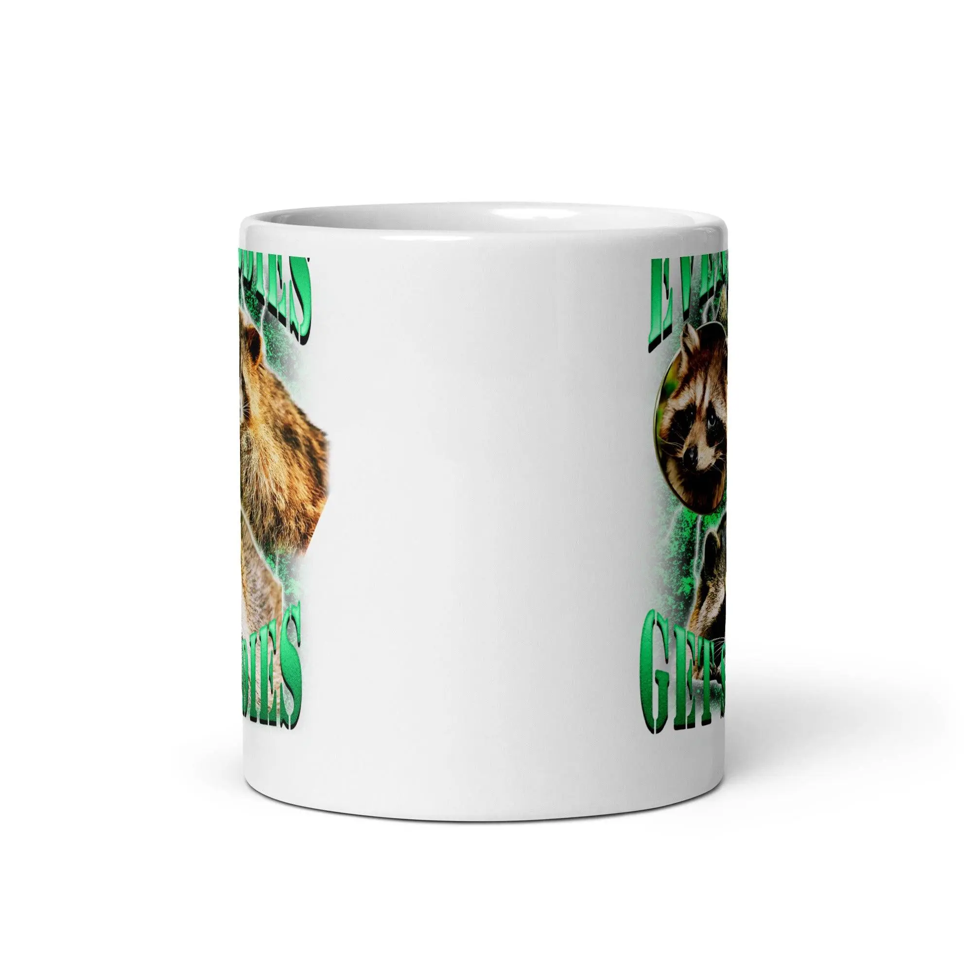 Even Baddies Get Saddies White glossy mug - Image 5