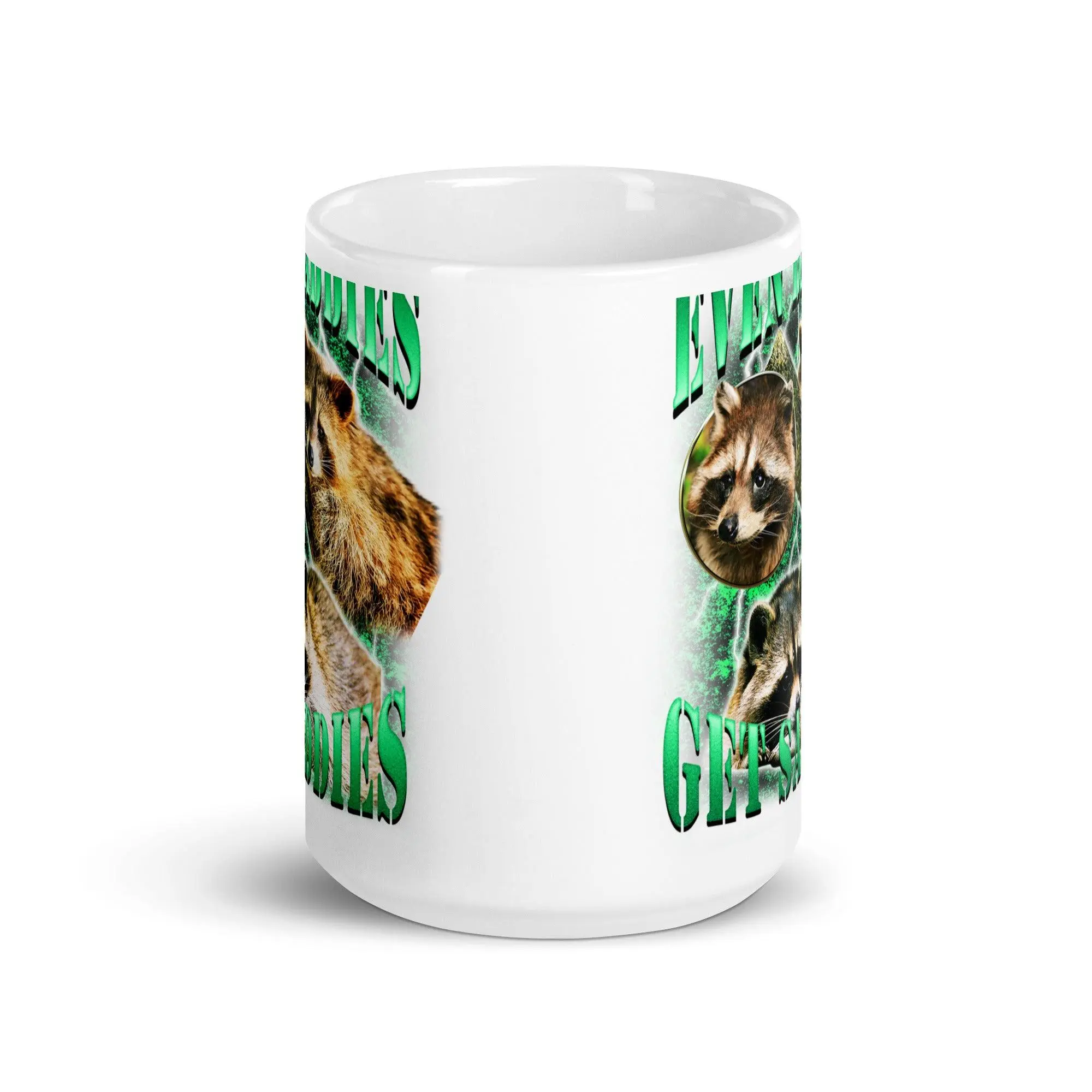 Even Baddies Get Saddies White glossy mug - Image 8