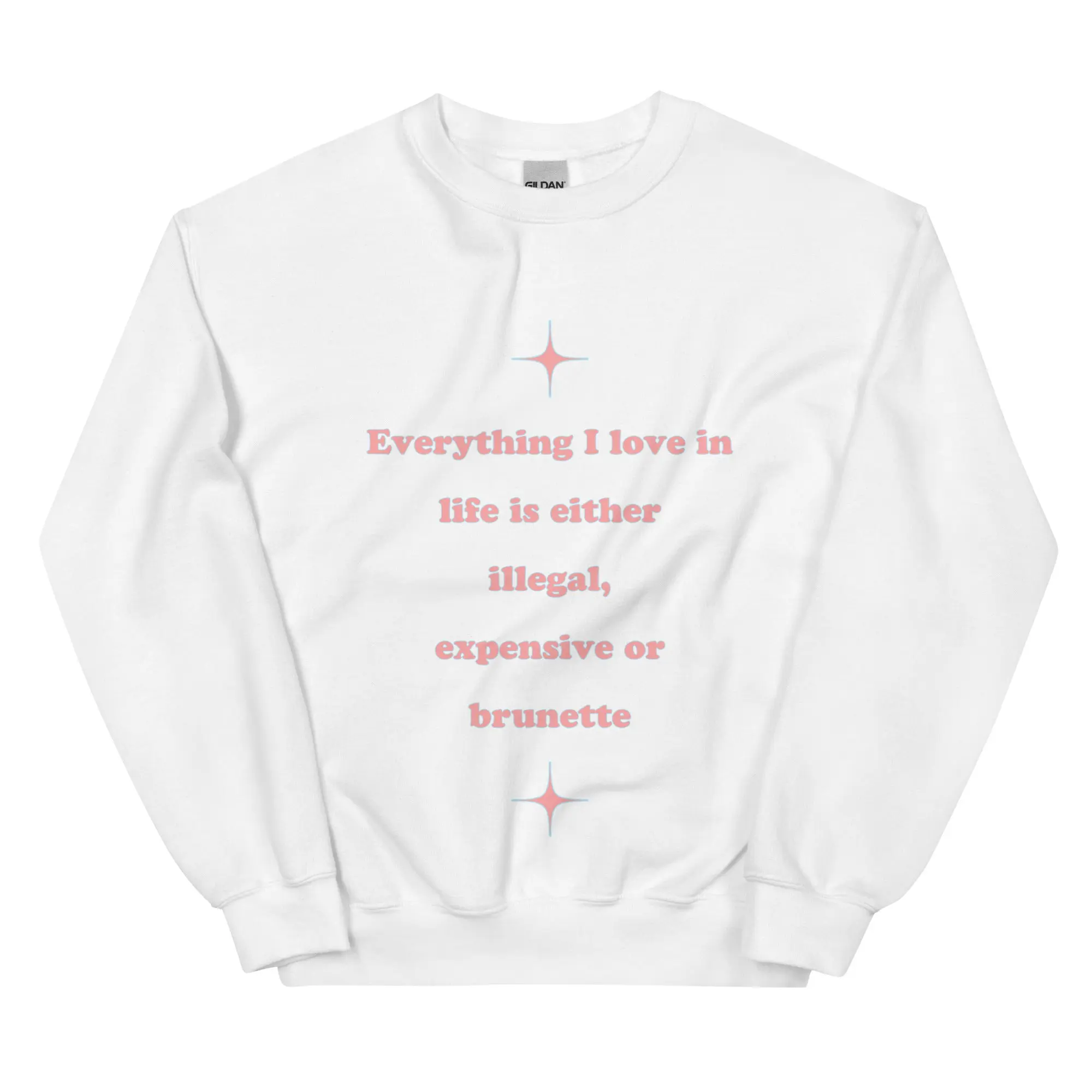 Everything I love in life is either illegal, expensive or brunette sweatshirt - Image 9