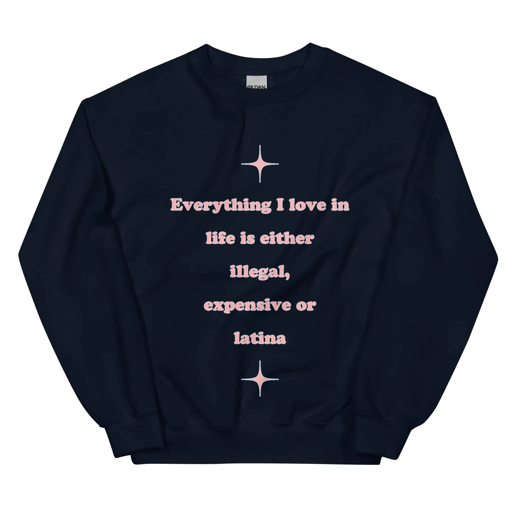Everything I love in life is either illegal, expensive or latina sweatshirt - Image 2