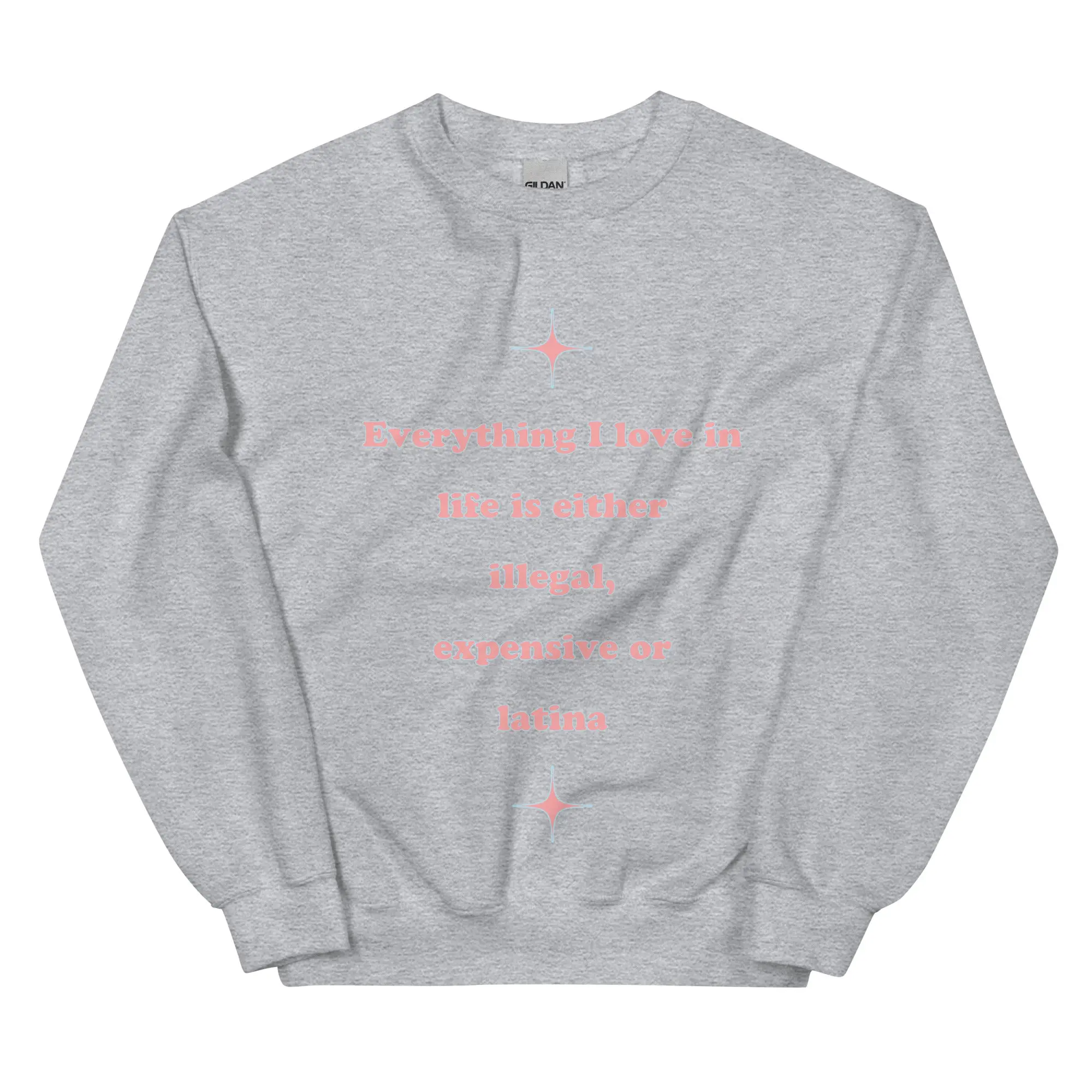 Everything I love in life is either illegal, expensive or latina sweatshirt - Image 7